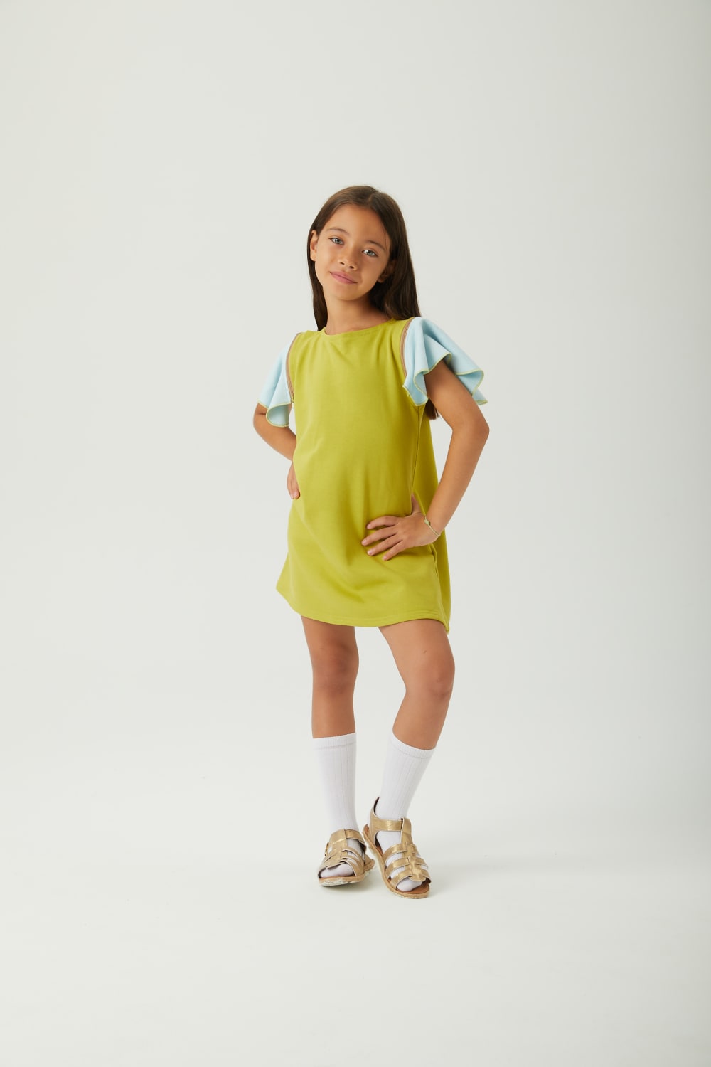 JayJayJumpie-Dönüştürülebilir Çocuk Elbise | Lime-Çocuk Elbise & Tulum-3-Milagron.com