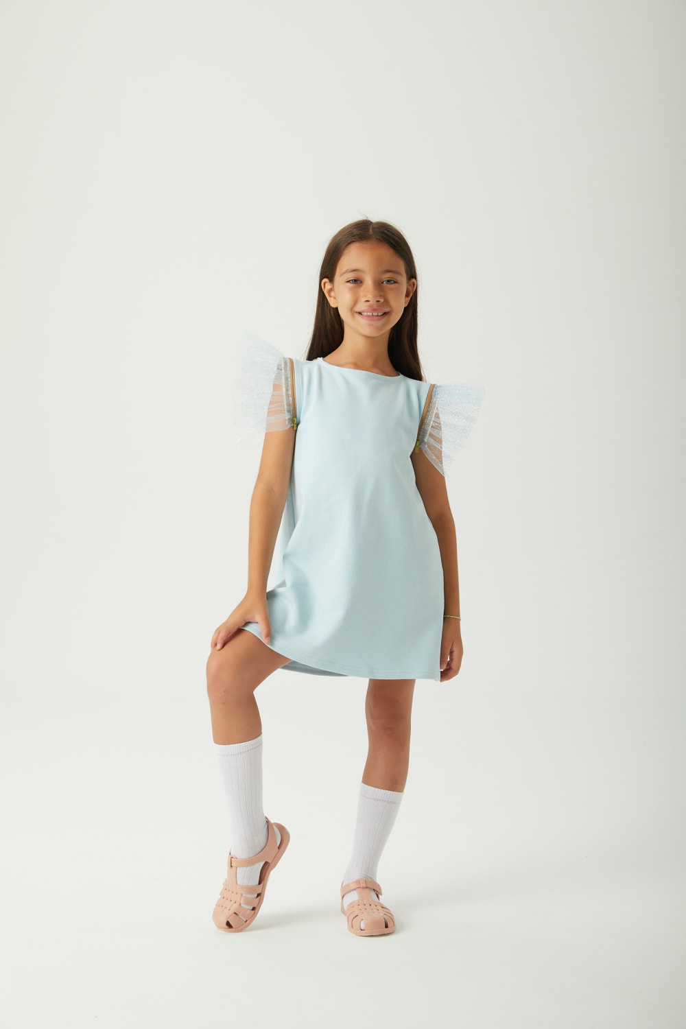JayJayJumpie-Dönüştürülebilir Çocuk Elbise | Mavi-Çocuk Elbise & Tulum-4-Milagron.com