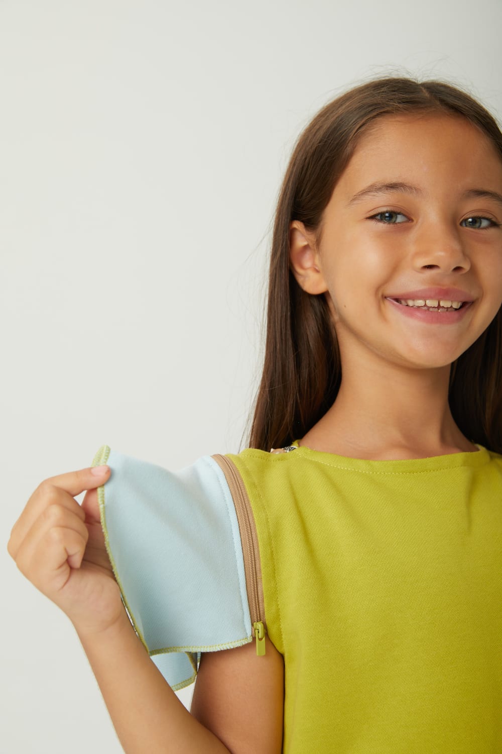 JayJayJumpie-Fermuarlı Klasik Kol Aksesuarı | Mavi-Çocuk Elbise & Tulum-2-Milagron.com