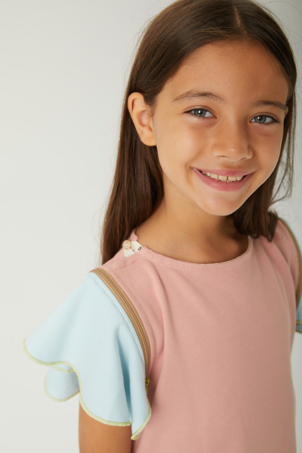 JayJayJumpie-Fermuarlı Klasik Kol Aksesuarı | Mavi-Çocuk Elbise & Tulum-3-Milagron.com