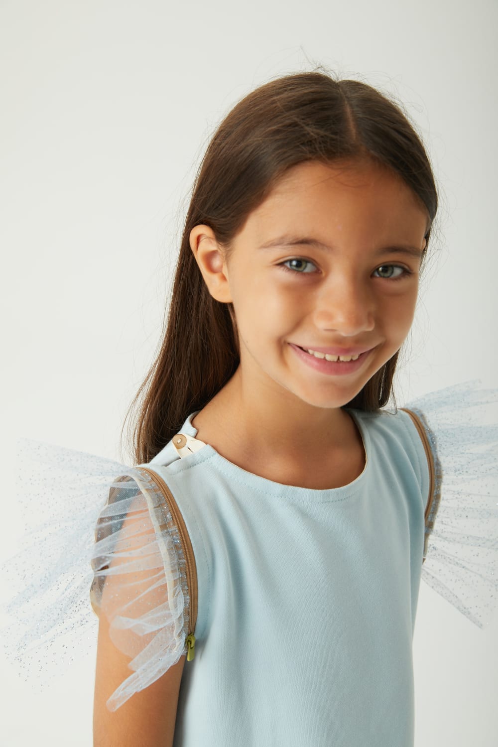 JayJayJumpie-Fermuarlı Kol Aksesuarı Prenses Elsa | Mavi-Çocuk Elbise & Tulum-2-Milagron.com