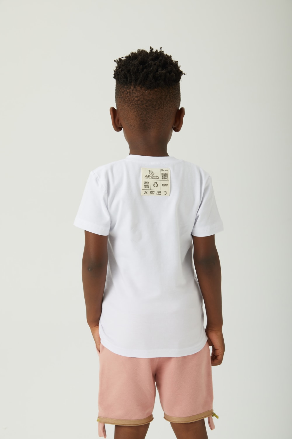 JayJayJumpie-Lime J Baskılı Pamuklu Beyaz Kısa Kollu Tişört-T-Shirts-4-Milagron.com