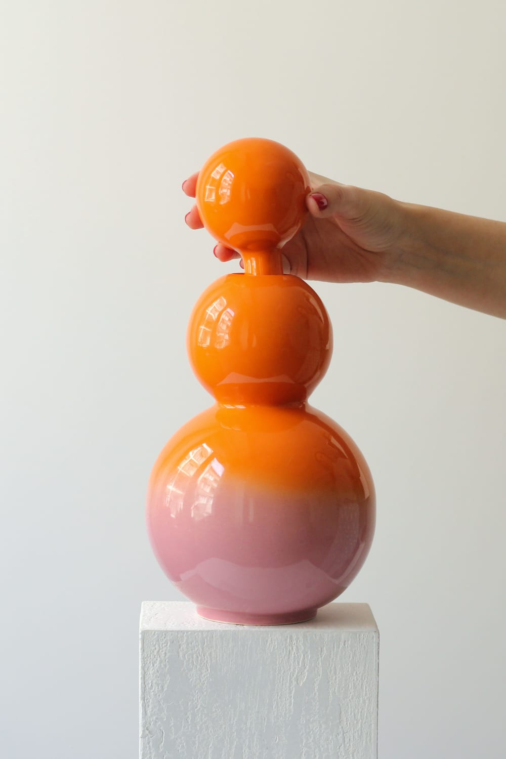 Jecmuse-Pinkish Seramik Vazo-Vazo-2-Milagron.com