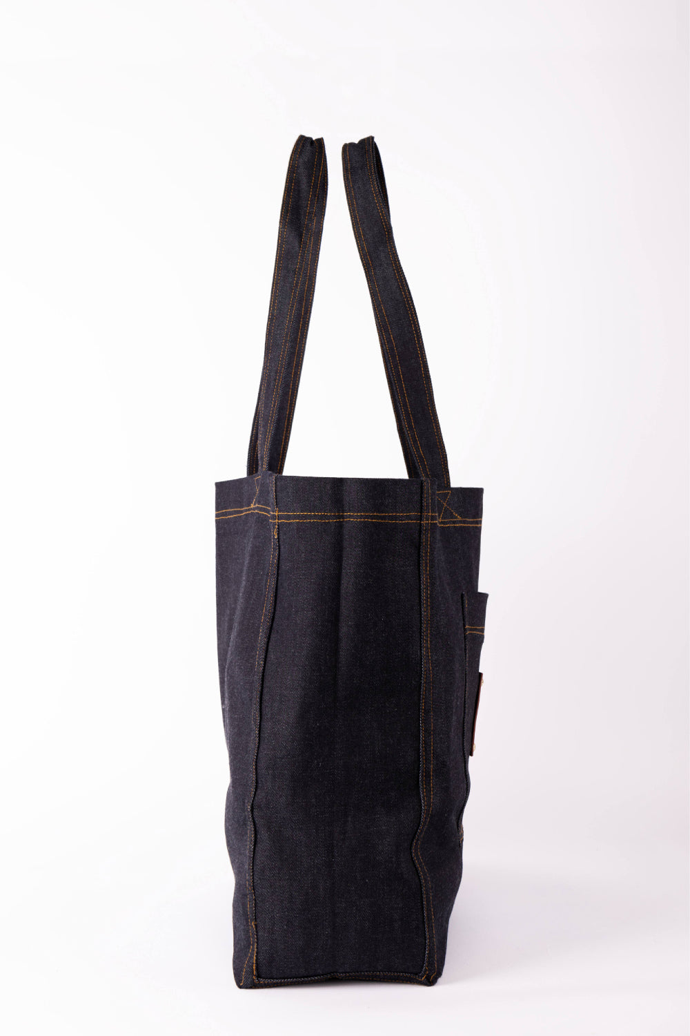 Jeloux-Denim Dark Blue Kot Omuz Çantası 54cm X 46cm X 15cm-Omuz Çantası-3-Milagron.com