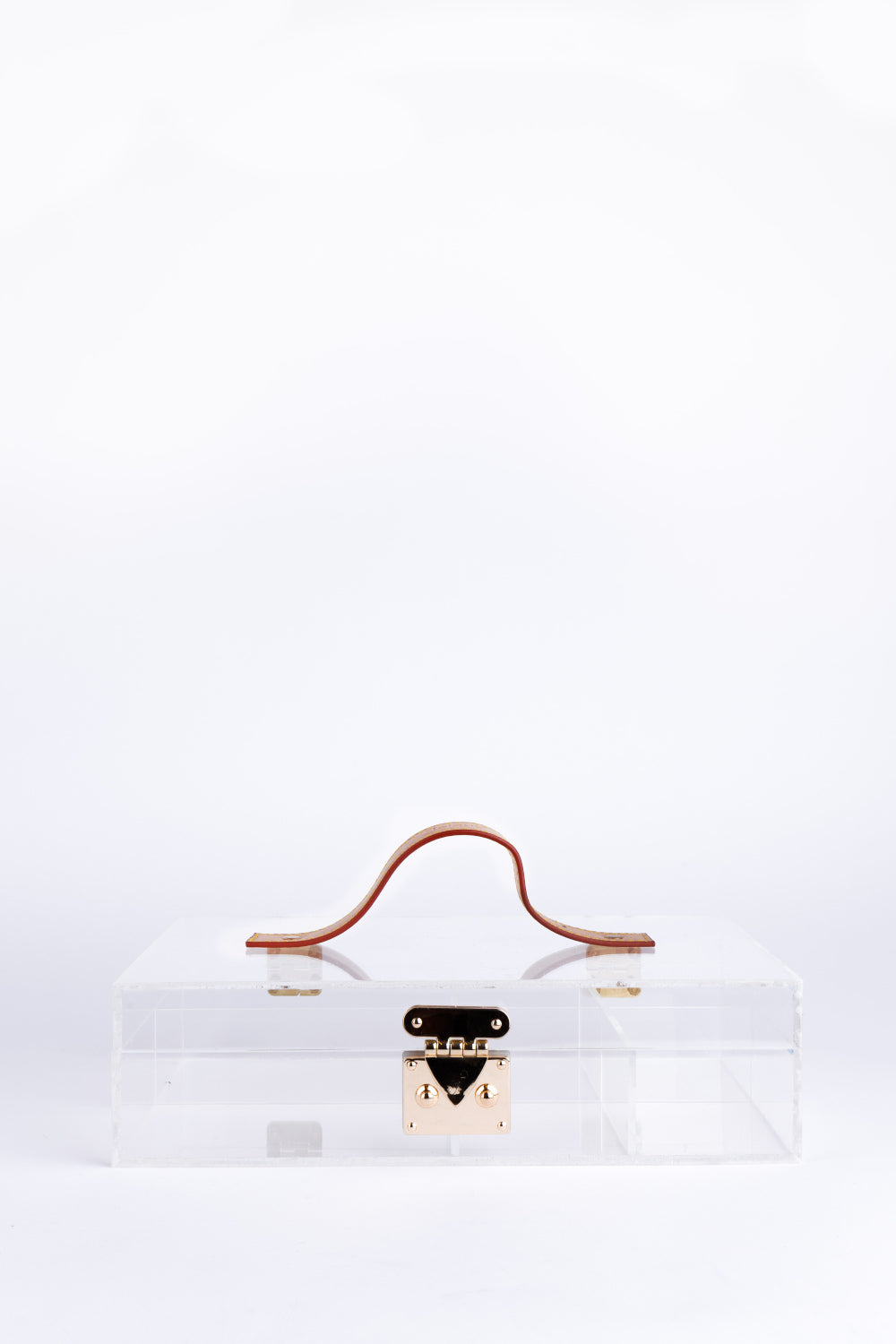 Jeloux-Emarald Akrilik Şeffaf Takı Ve Makyaj Çantası 20cm X 30cm X 7cm-Takı Çantası-1-Milagron.com