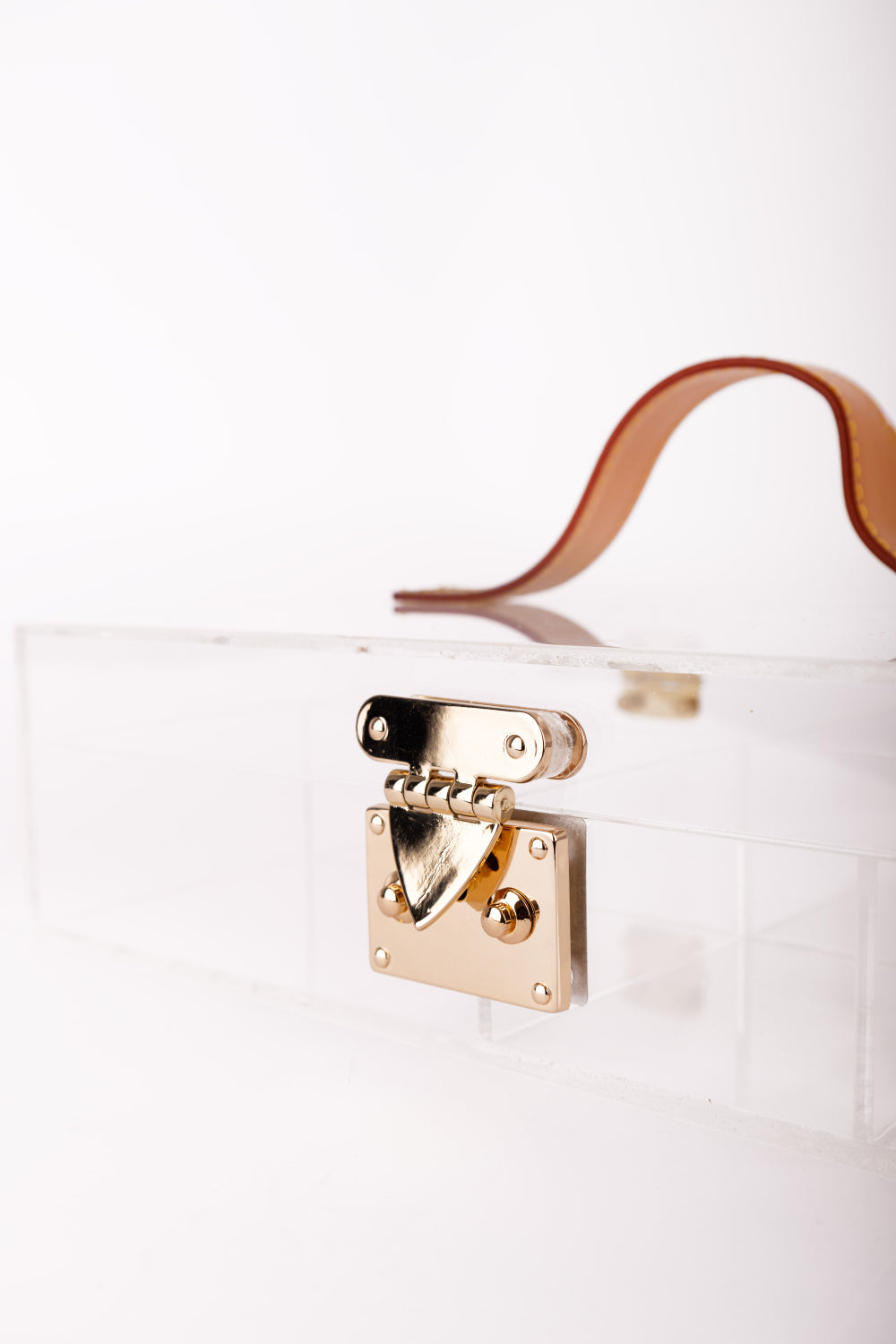 Jeloux-Emarald Akrilik Şeffaf Takı Ve Makyaj Çantası 20cm X 30cm X 7cm-Takı Çantası-3-Milagron.com