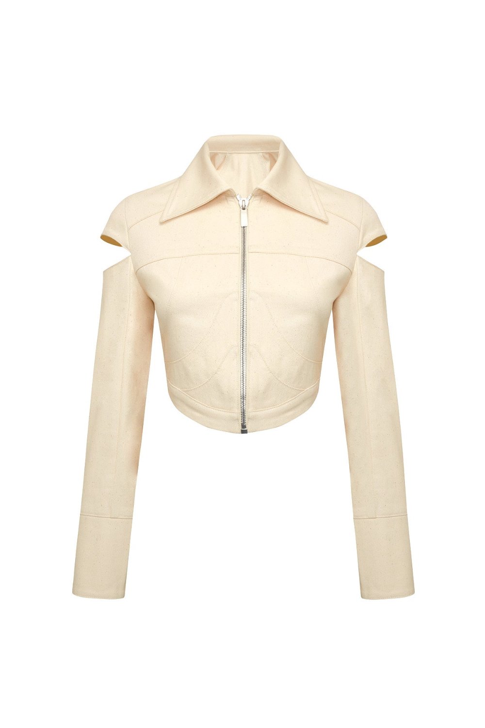 Jendue-Chaby Cut Out Shoulder Jacket-Ceket-3-Milagron.com