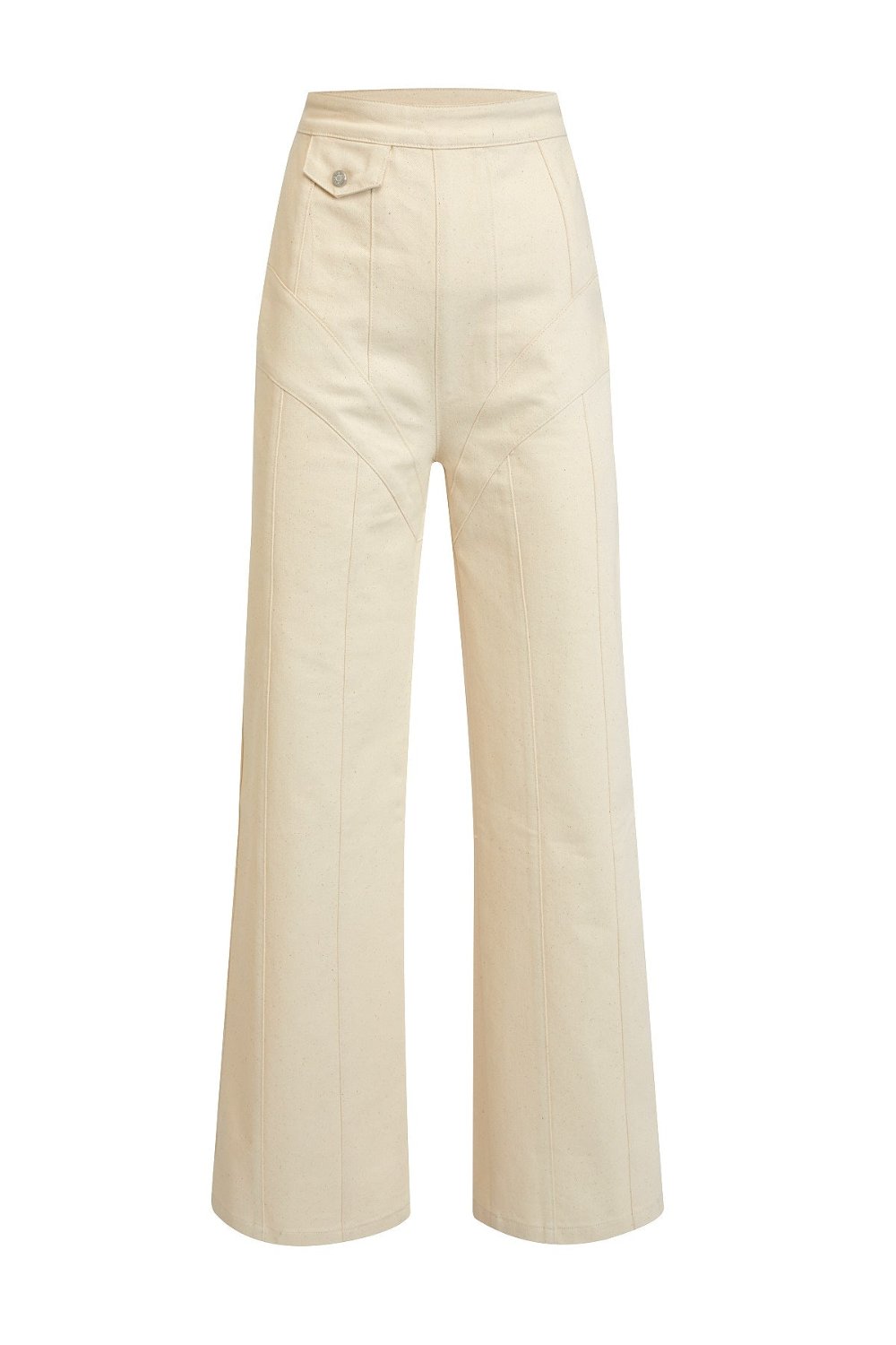 Jendue-Chaby Wide Leg Pants-Kot Pantolon-2-Milagron.com