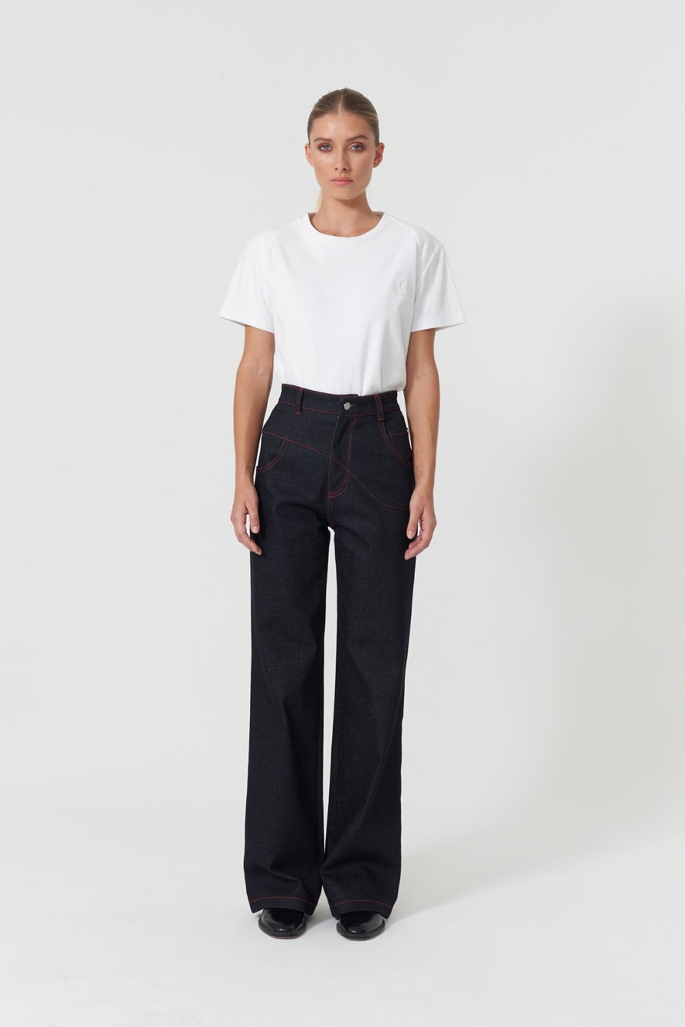Jendue-Davidson Cross Line Pants-Kot Pantolon-1-Milagron.com
