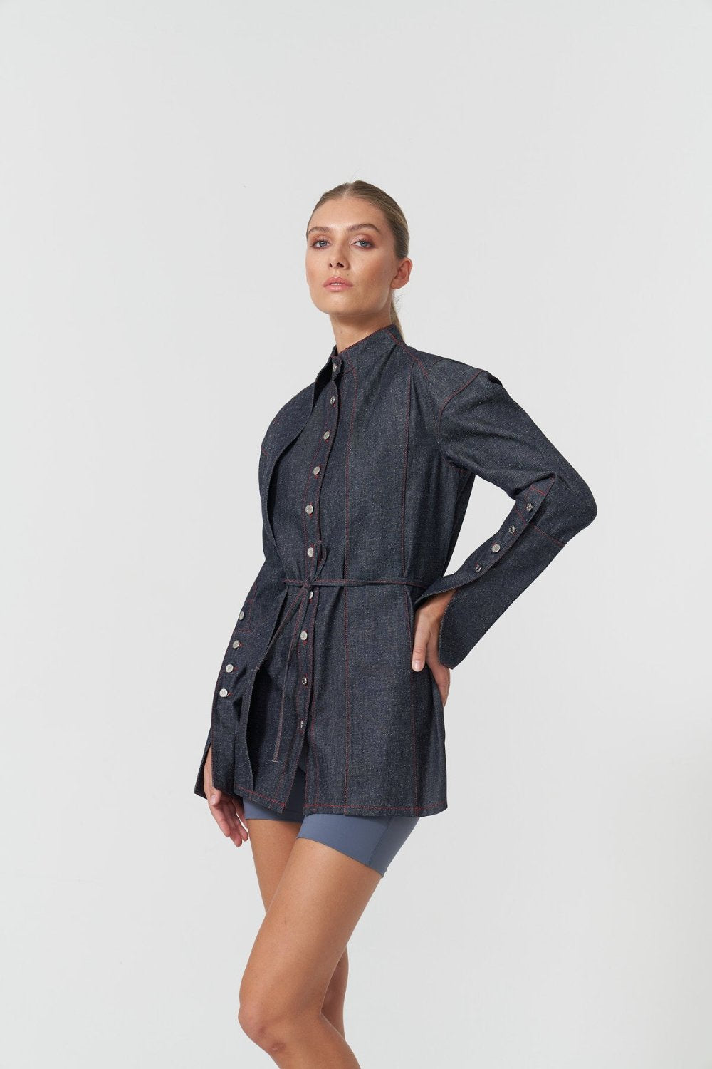 Jendue-Davidson Double Collar Shirt-Gömlek-1-Milagron.com