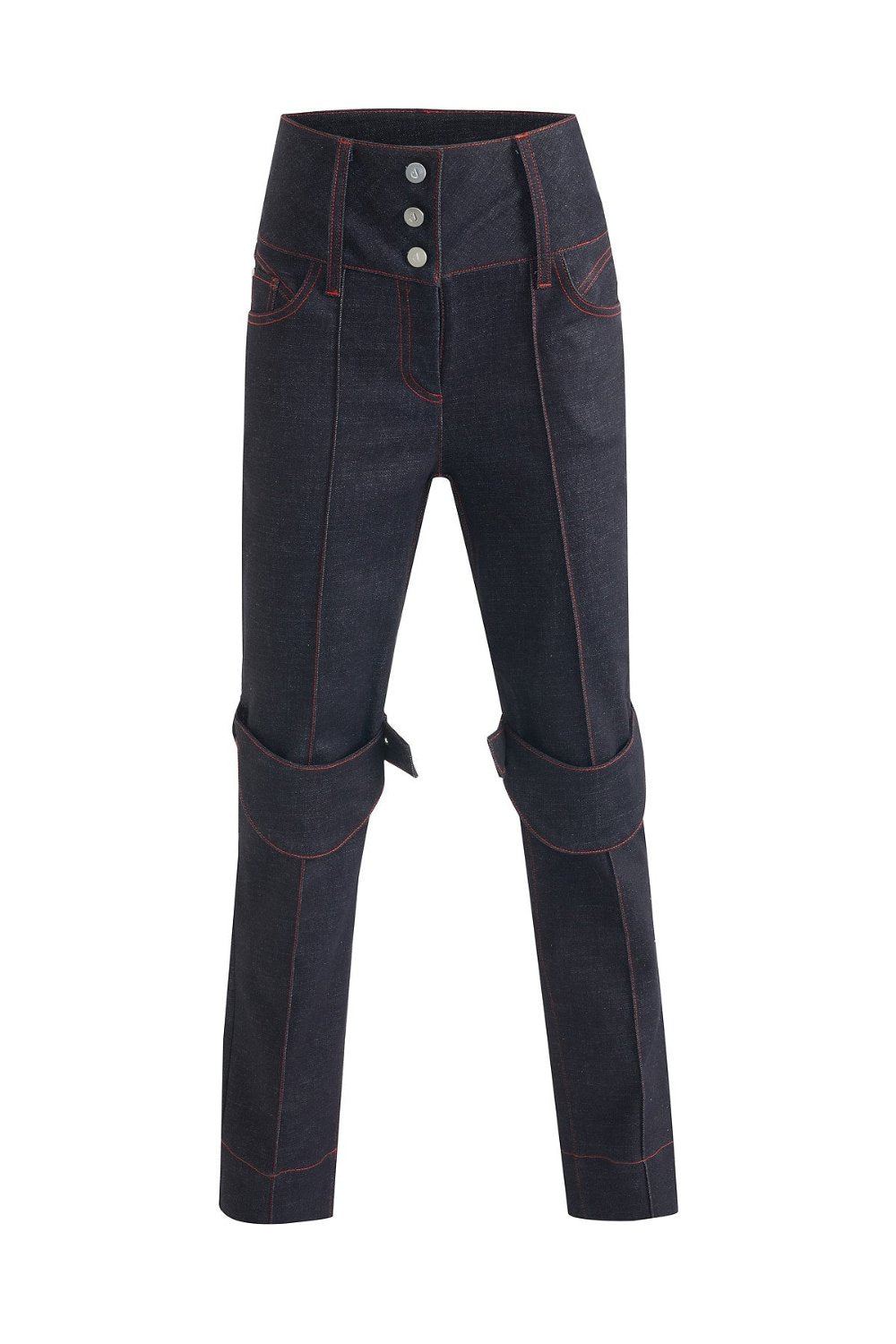 Jendue-Davidson Staight Leg Pants-Kot Pantolon-1-Milagron.com