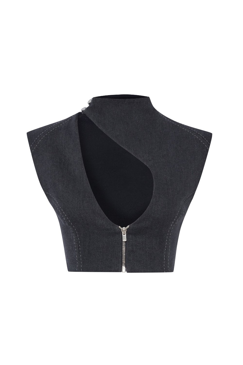 Jendue-Dew Drop Denim Jacket-Top-4-Milagron.com