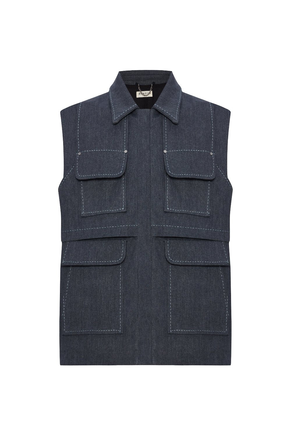 Jendue-Edgar Denim Vest-Yelek-3-Milagron.com