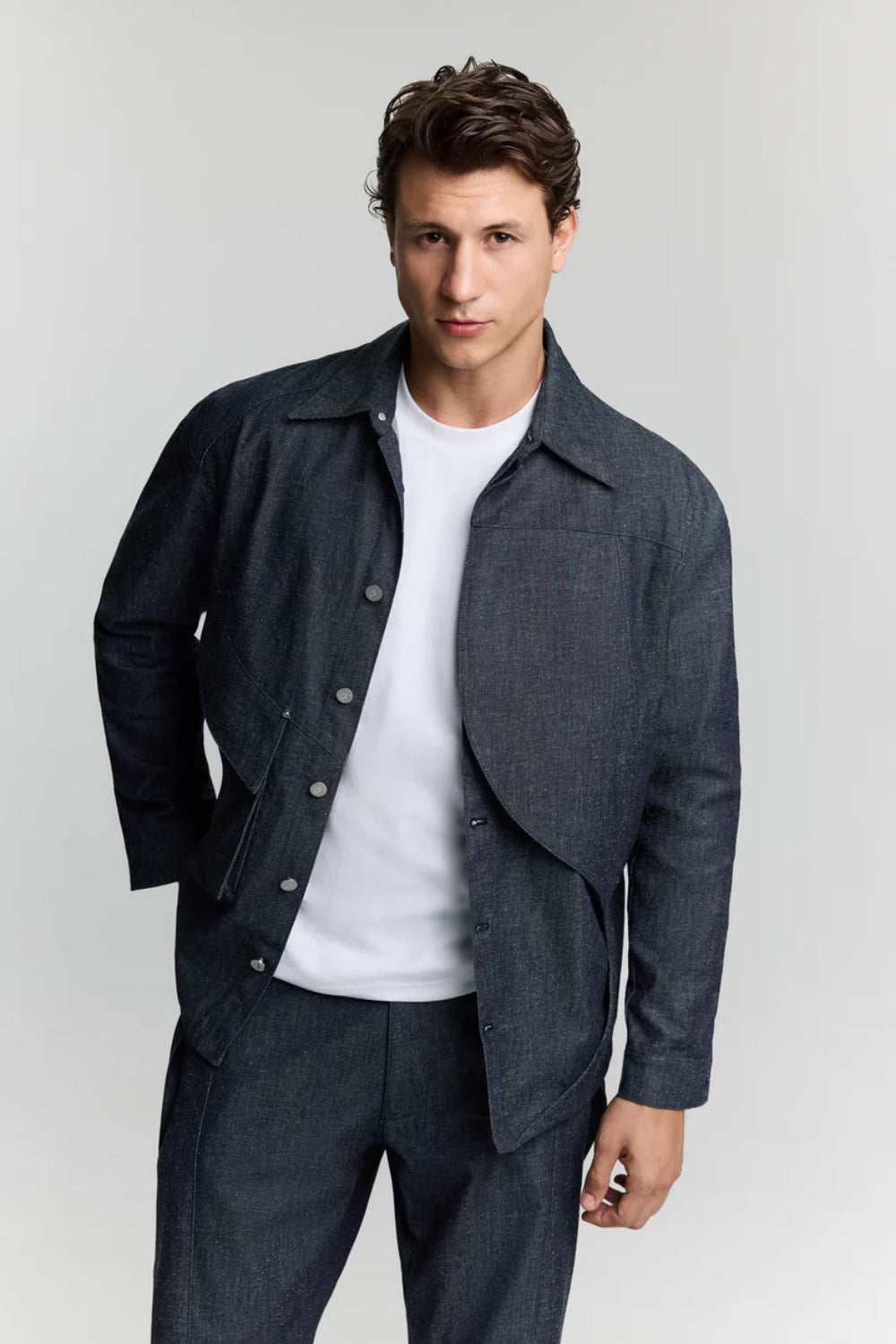 Jendue-Layered Denim Jacket-Ceket-1-Milagron.com