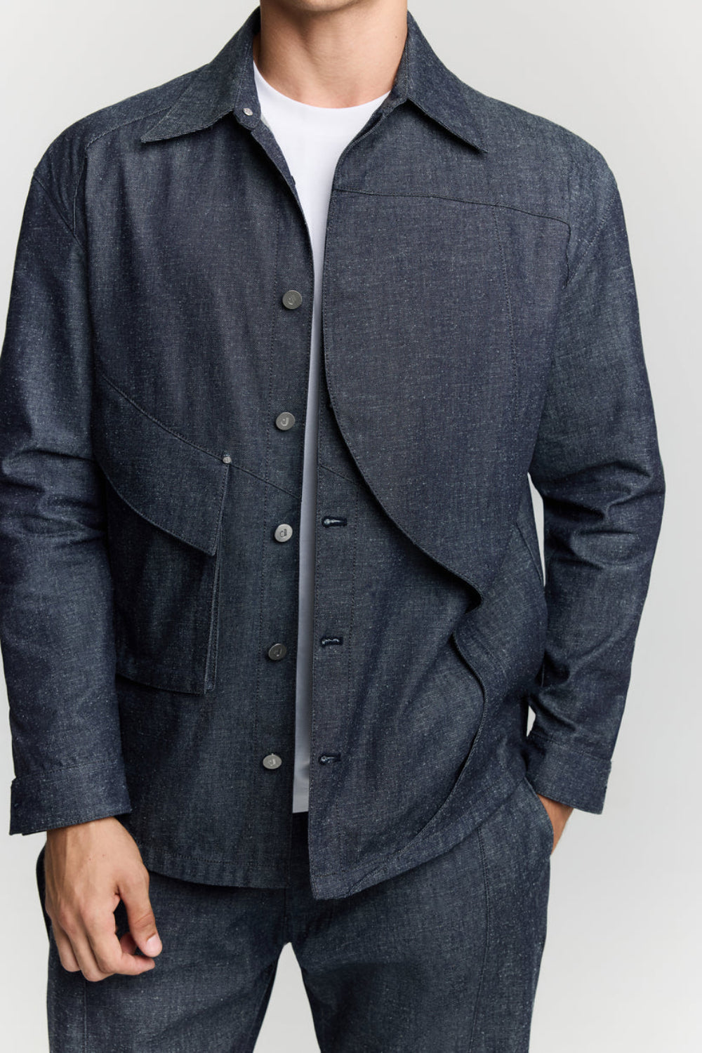 Jendue-Layered Denim Jacket-Ceket-2-Milagron.com