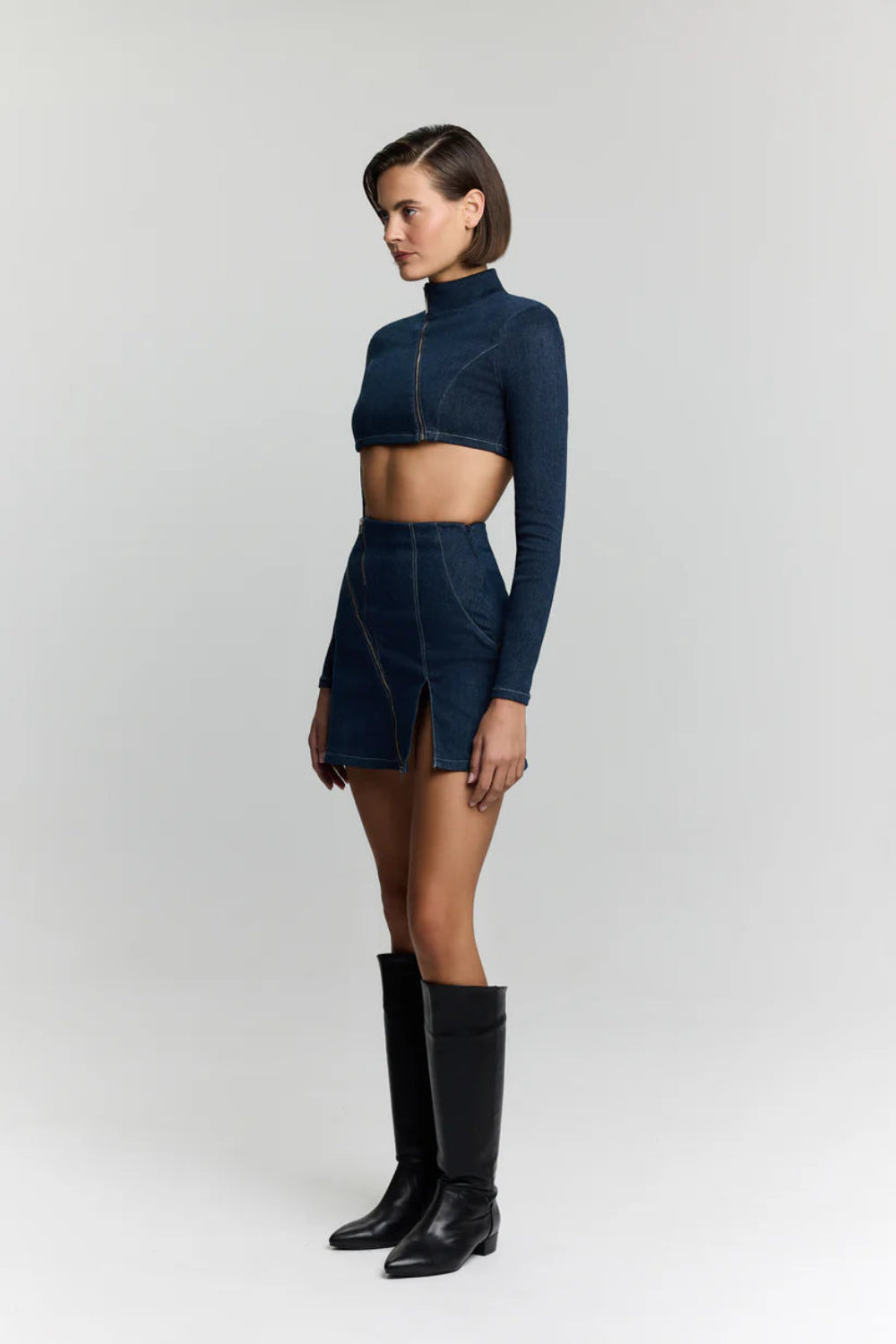 Jendue-Spin Without Denim Skirt-Etek-2-Milagron.com