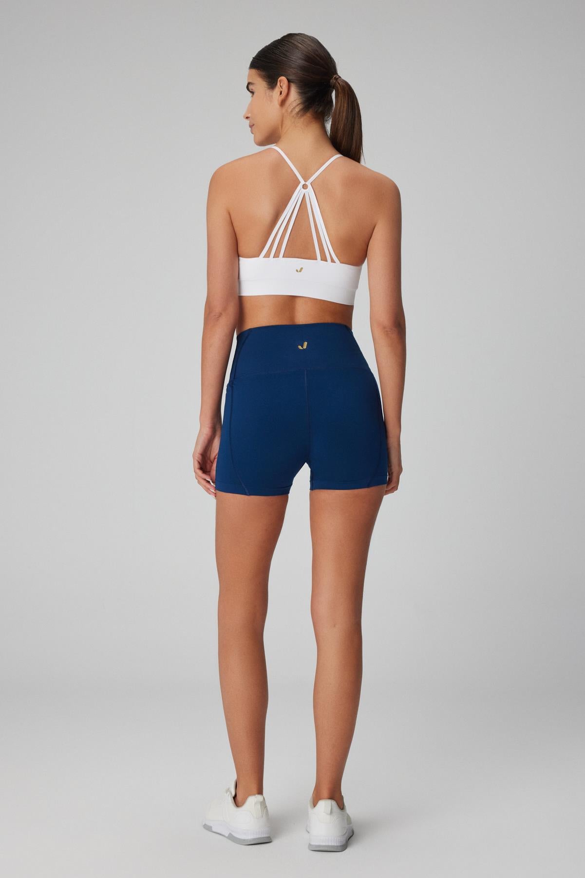 Jerf-Aruba Toparlayıcı Mini Şort Lacivert-Tayt-4-Milagron.com