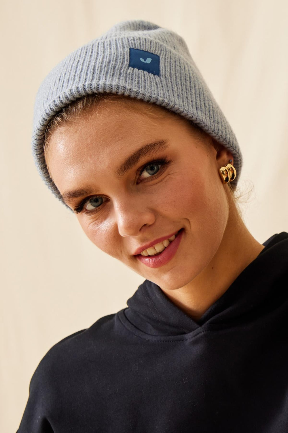 Jerf-Aura Örgü Bere Mavi-Bere-1-Milagron.com