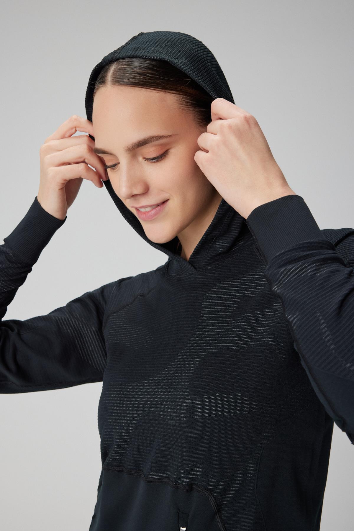 Jerf-Bandon Shirt Siyah-Sweatshirts & Hoodies-4-Milagron.com