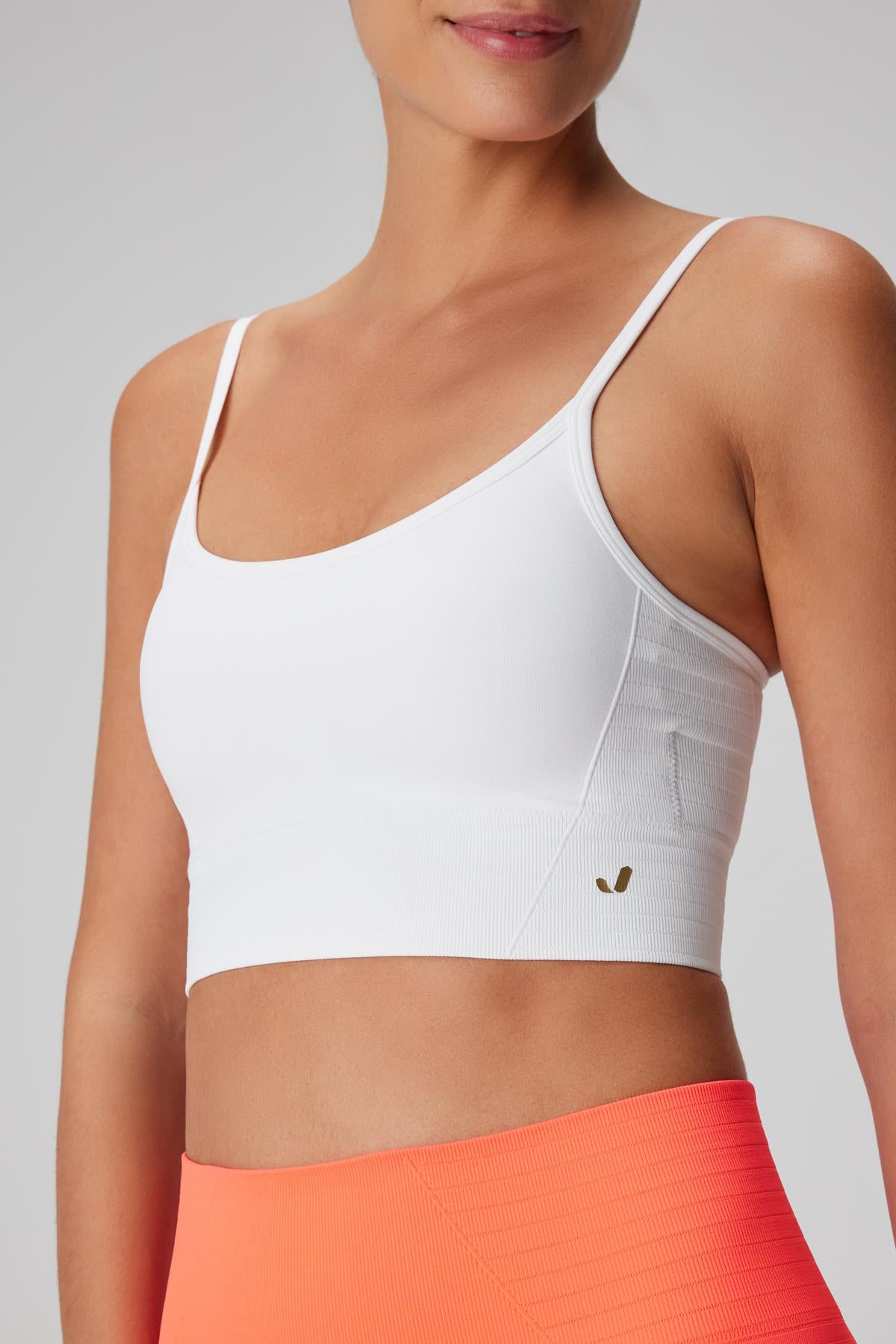Jerf-Gela Ayar Askılı Sport Bra Beyaz-Spor Sütyeni-2-Milagron.com