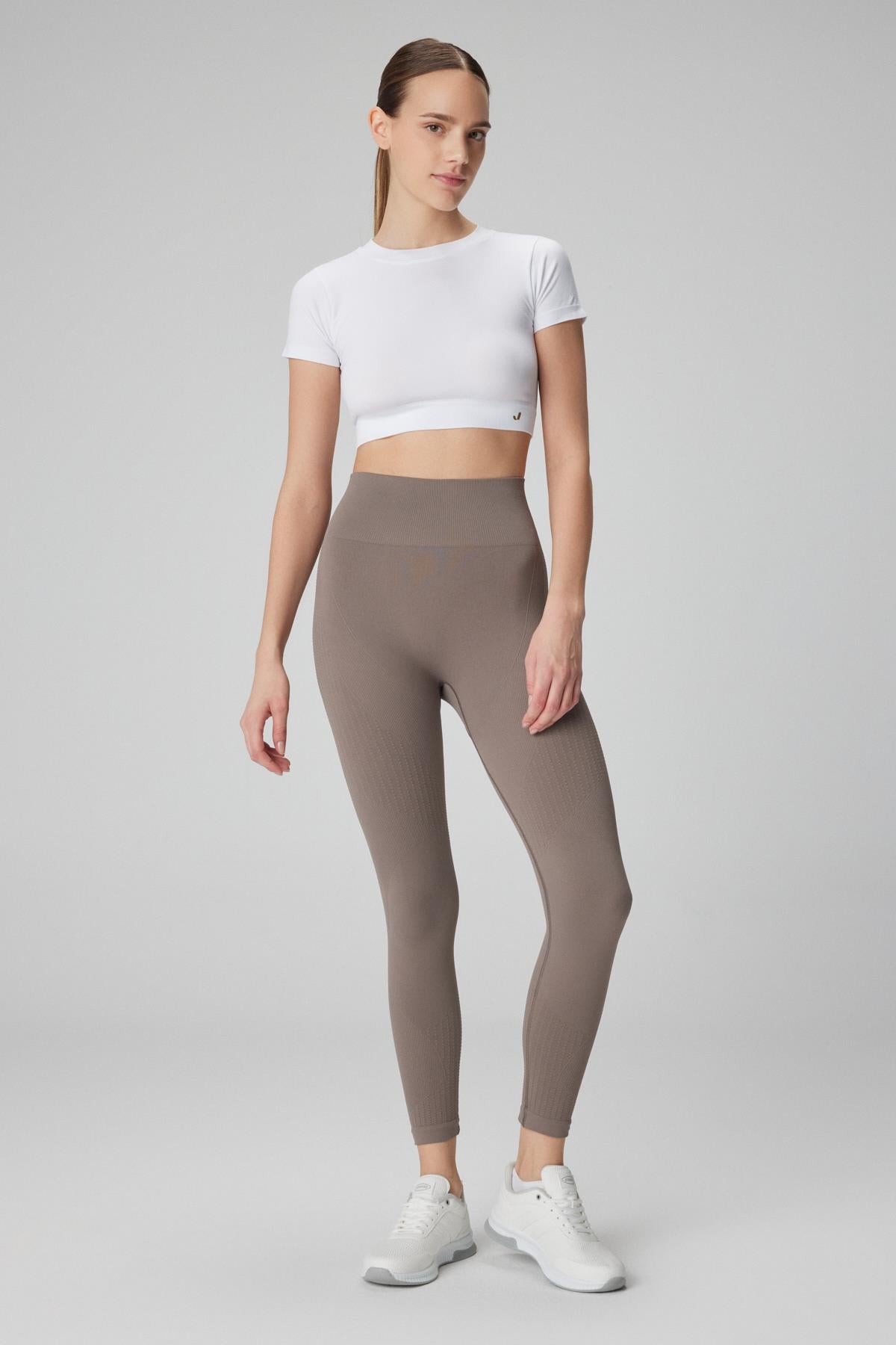 Jerf-Lily Desen Detaylı Şekillendirici Tayt Taş-Tayt-3-Milagron.com