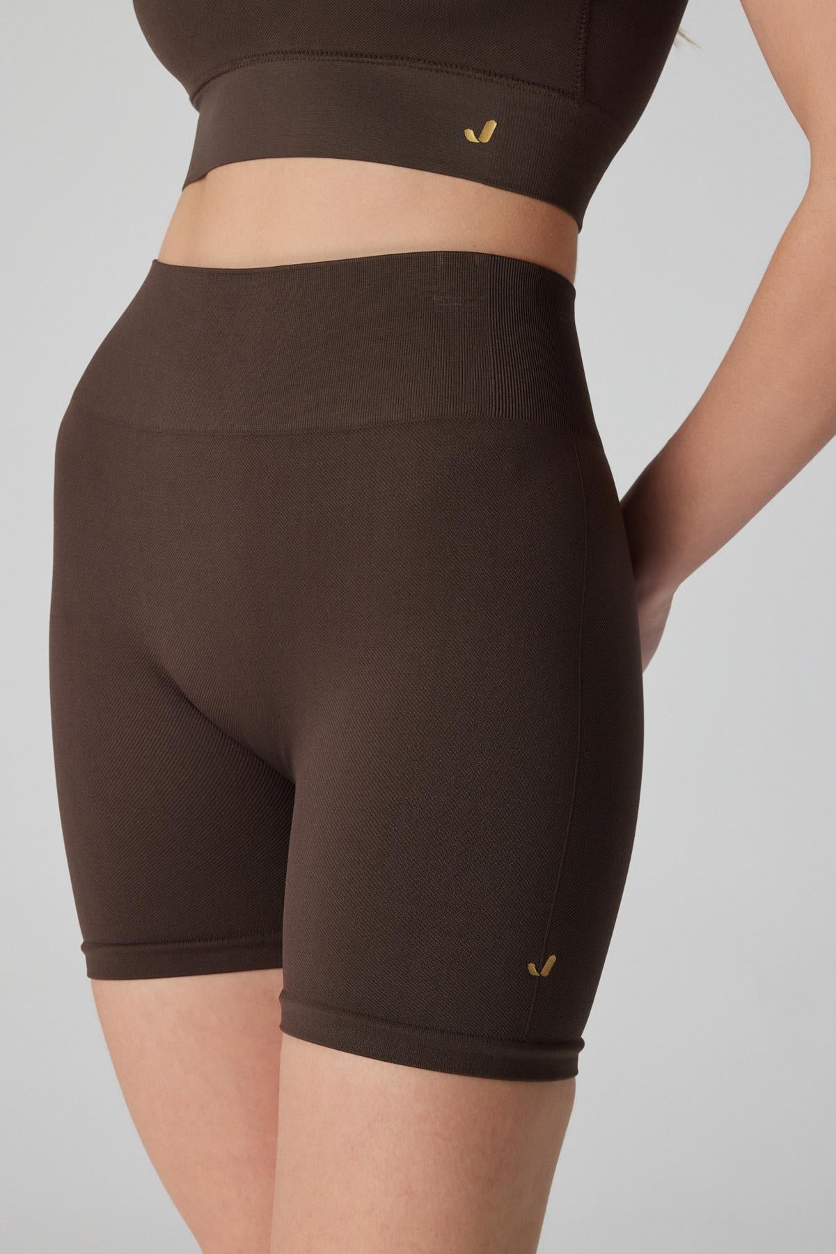 Jerf-Lucia Biker Tayt Koyu Kahve-Tayt-2-Milagron.com