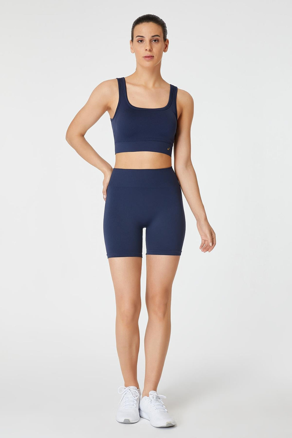 Jerf-Lucia Biker Tayt Lacivert-Tayt-1-Milagron.com