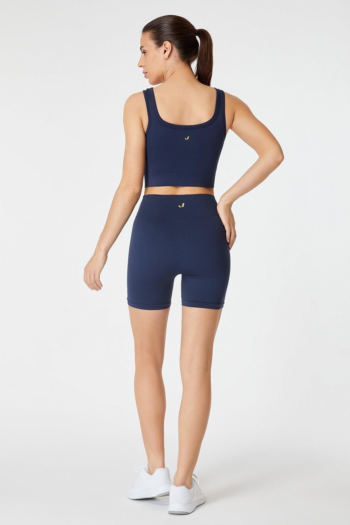 Jerf-Lucia Biker Tayt Lacivert-Tayt-4-Milagron.com