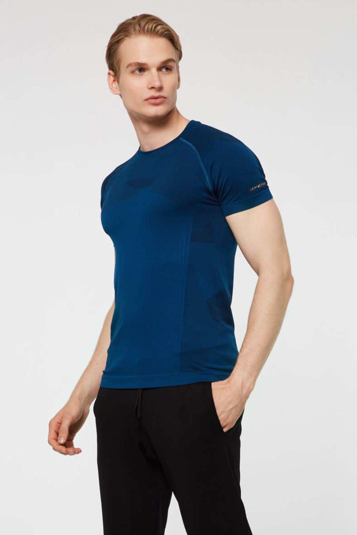 Jerf-Provo T Shirt Lacivert-Tshirt-3-Milagron.com