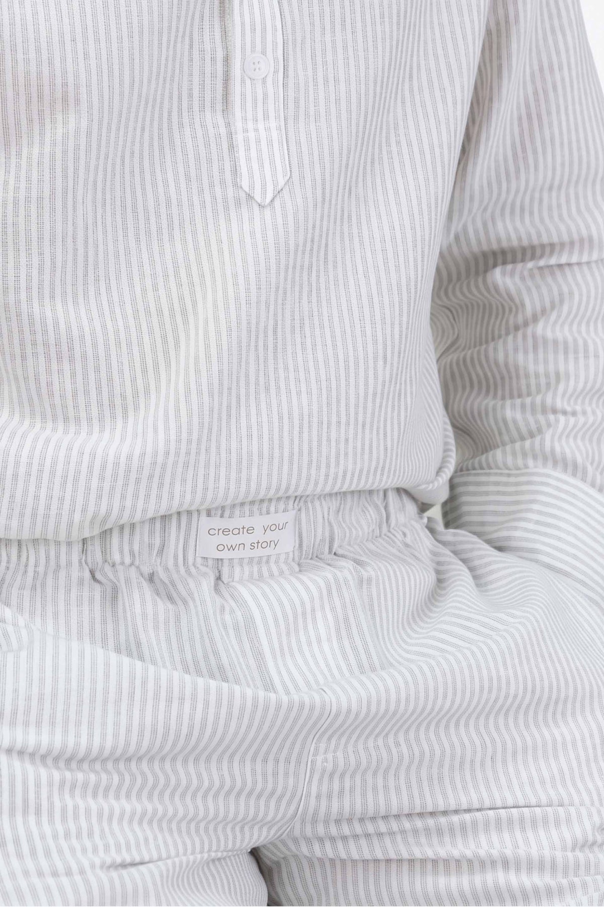 Aeron Erkek Pantolon | Lonse Linen | Krem-Toprak & Krem-Mavi Taş | S-M / L-XL