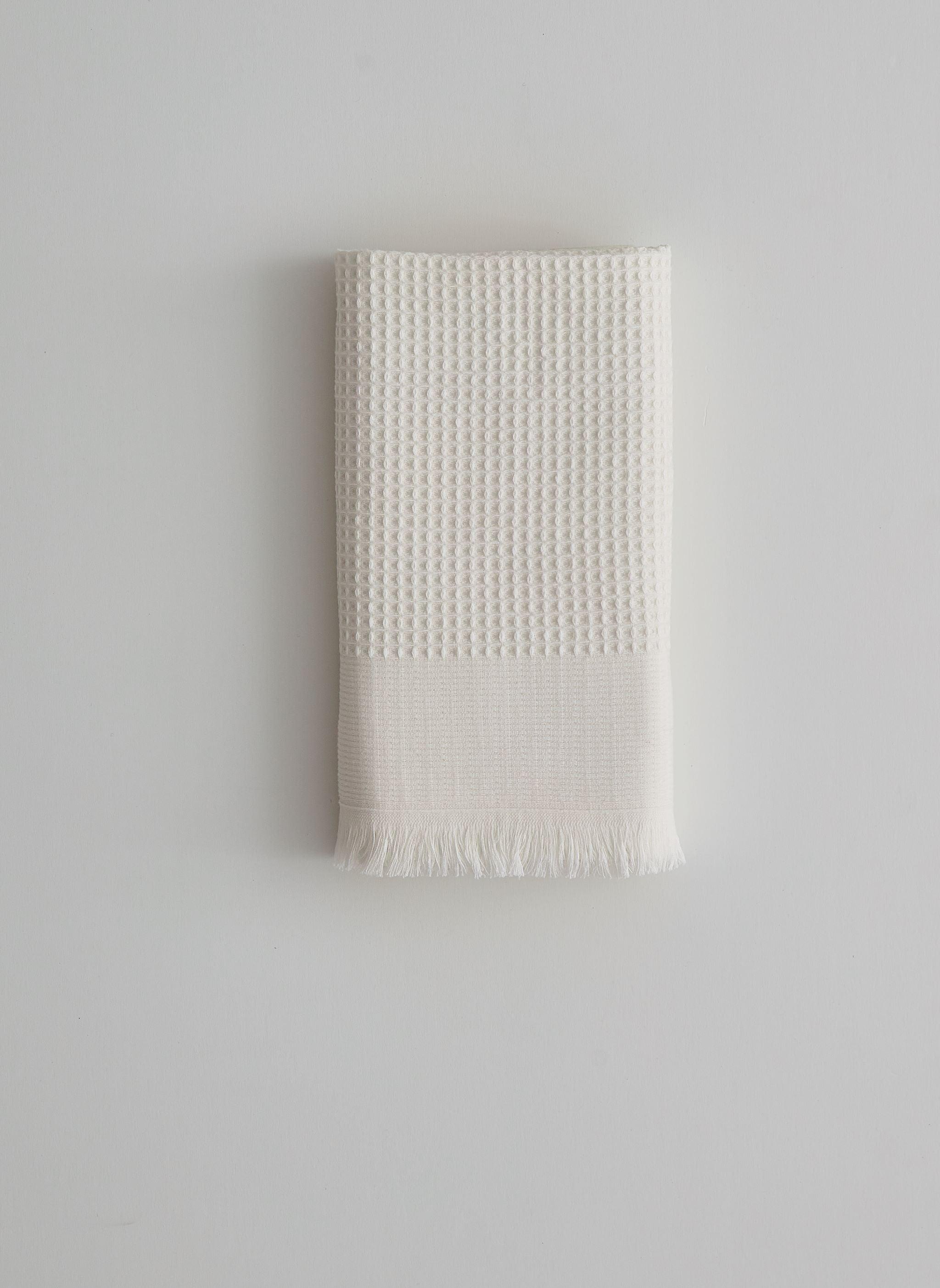 Anika Yüz Havlusu 50x90 cm | Waffle Pike | TENCEL™ & Pamuk | 4 Renk