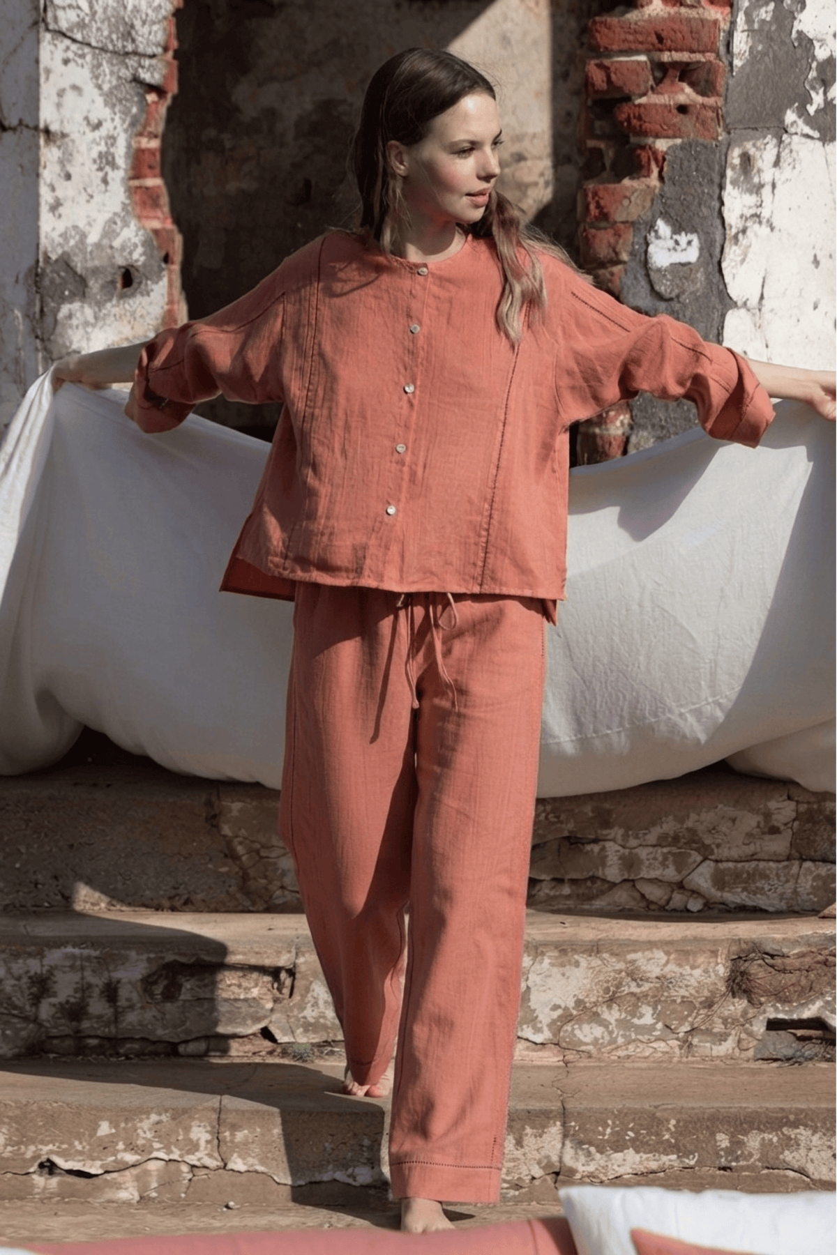New Line Gömlek - Pantolon Takım | Şık & Rahat Kadın Takım