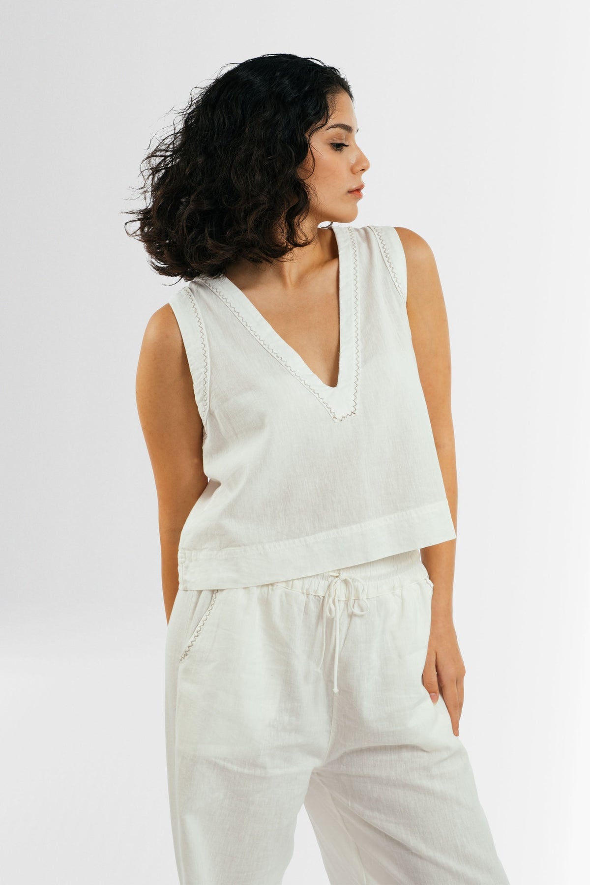 Nina Crop - Pantolon Takım