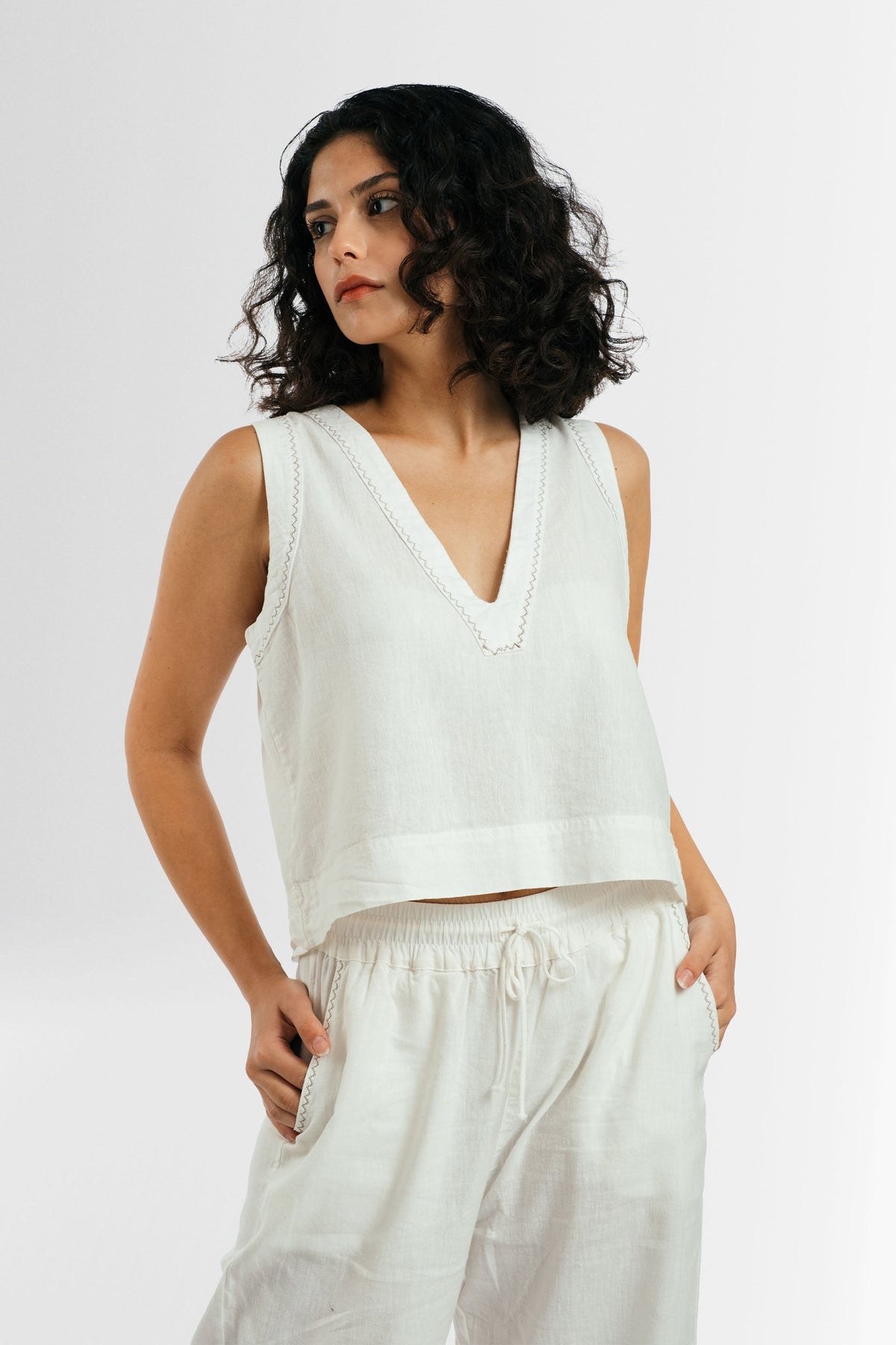 Nina Crop - Pantolon Takım
