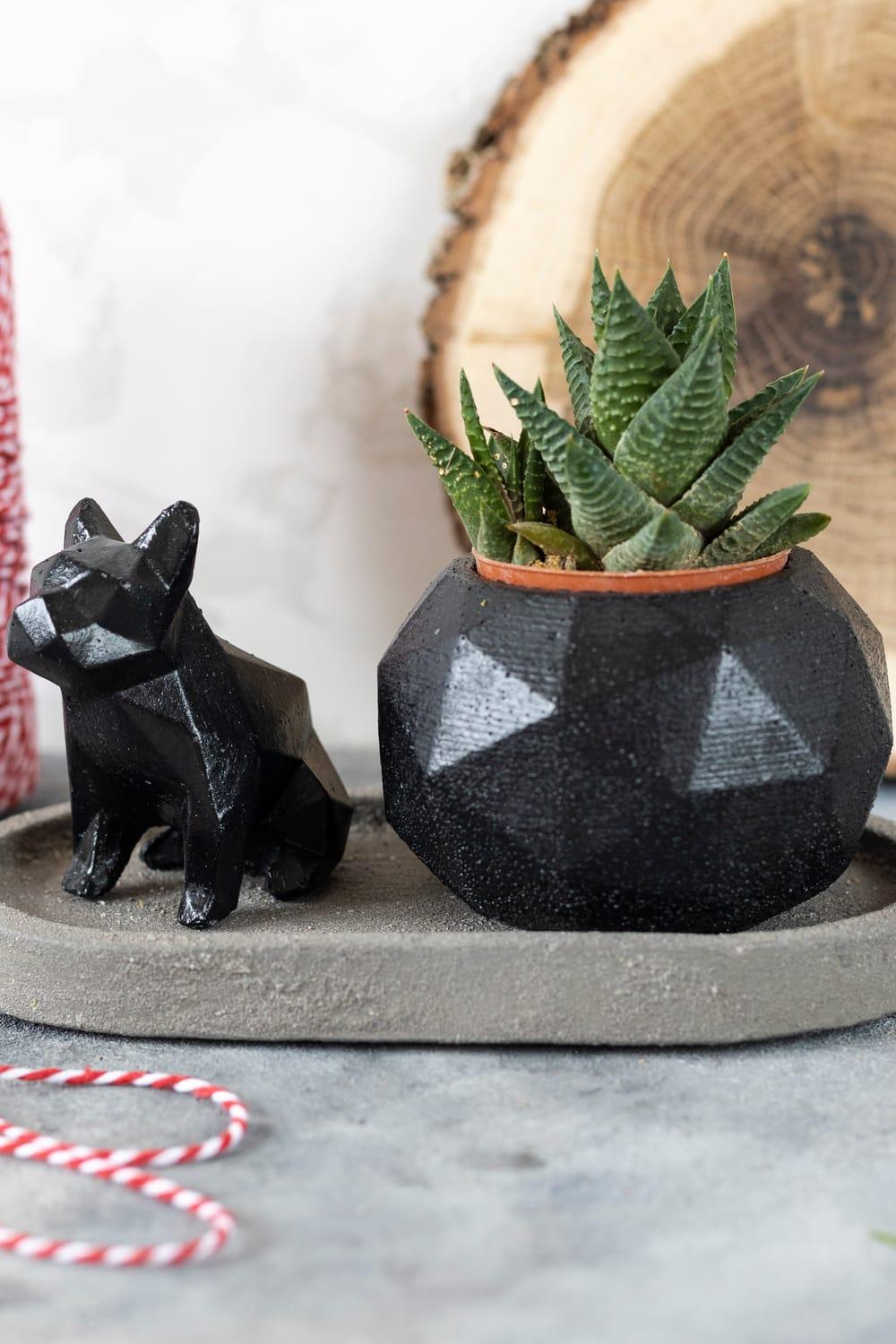 Jomo Tasarım-Beton Köpek Saksı Seti-Biblo-1-Milagron.com