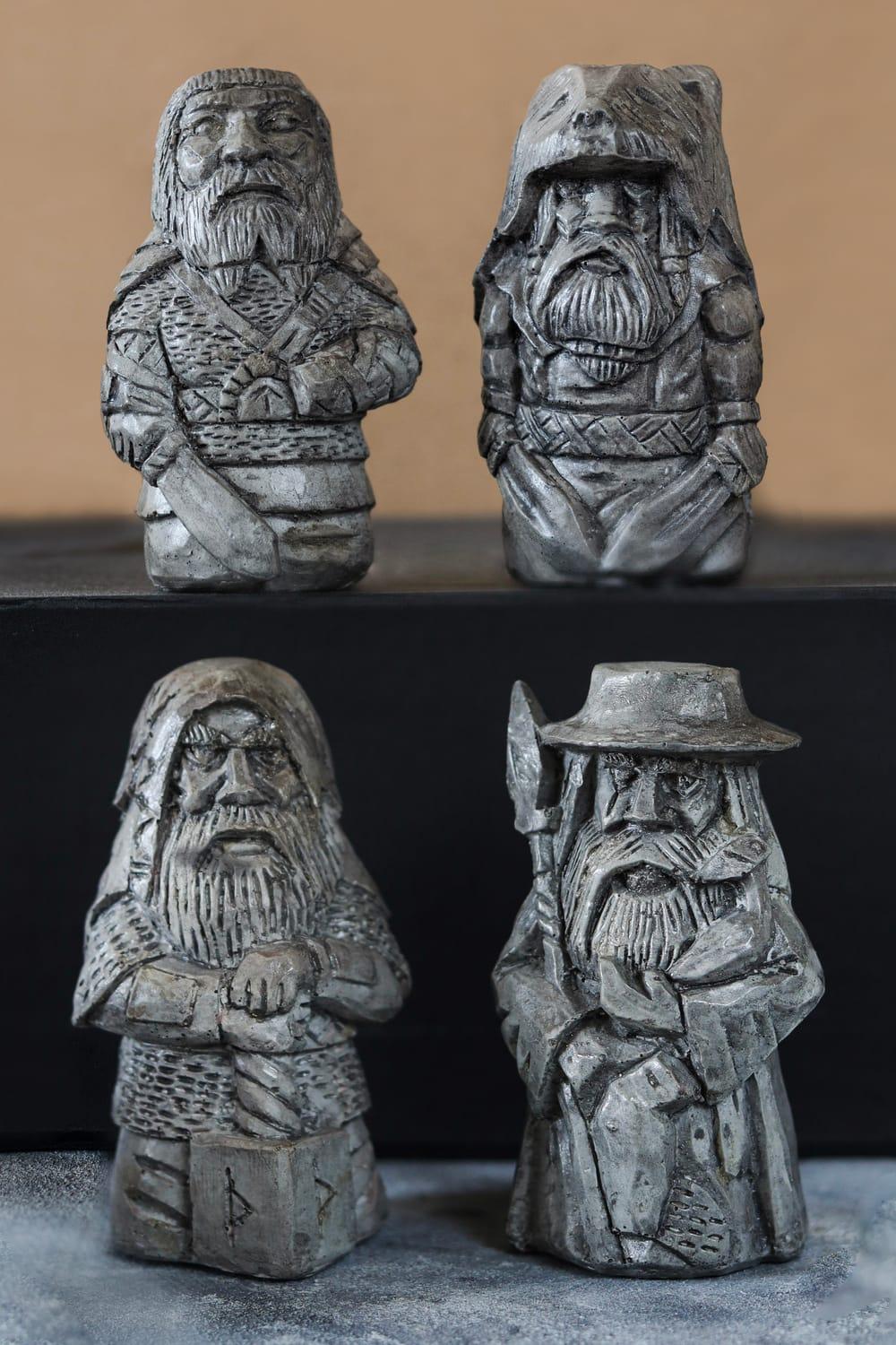 Jomo Tasarım-Beton Odin-Thor-Tyr-Ulfhednar-Biblo-1-Milagron.com