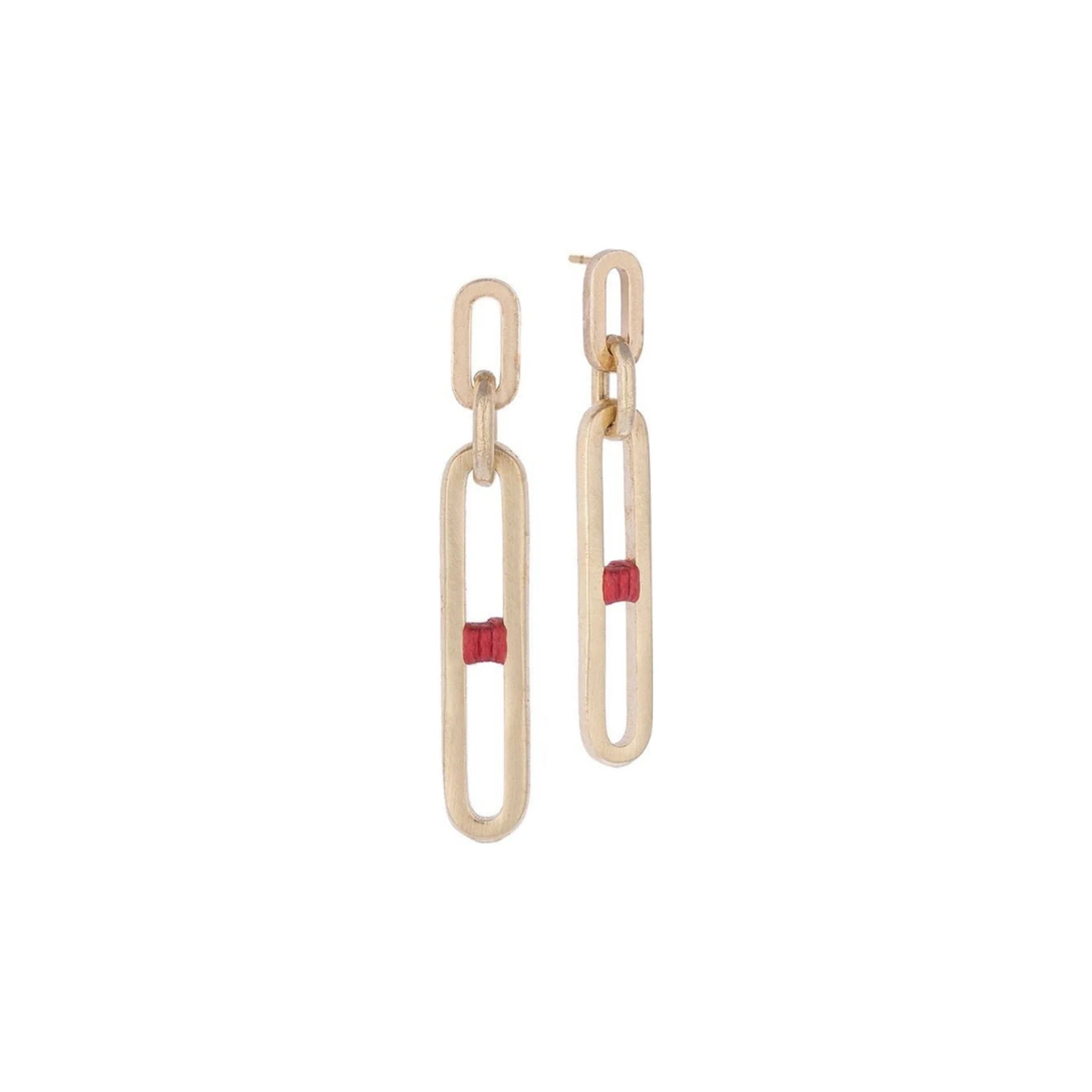 Earrings With Cord Küpe