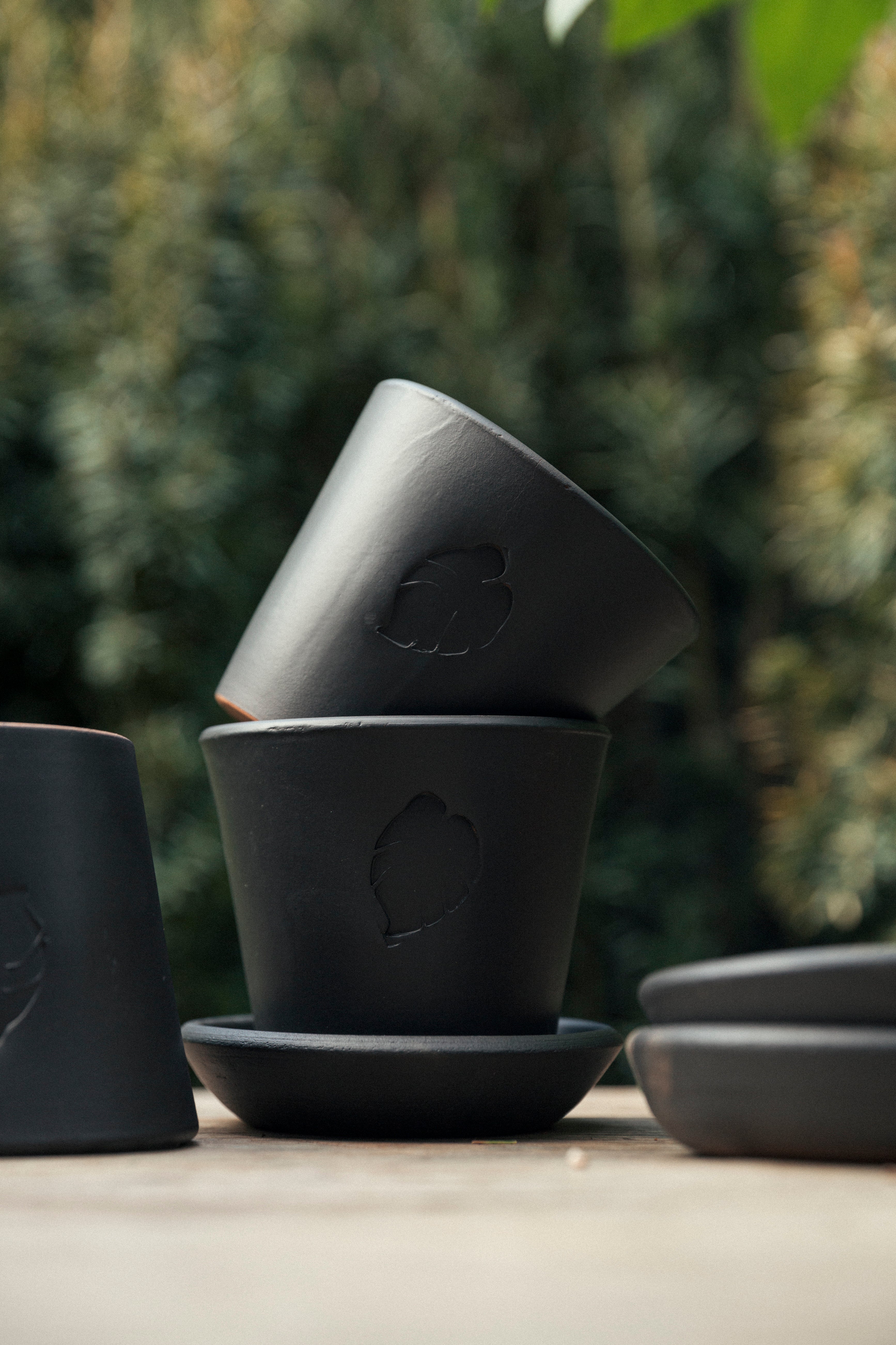 Jungleous-Coal Saksı 10 cm (Tabaklı)-Saksı-2-Milagron.com