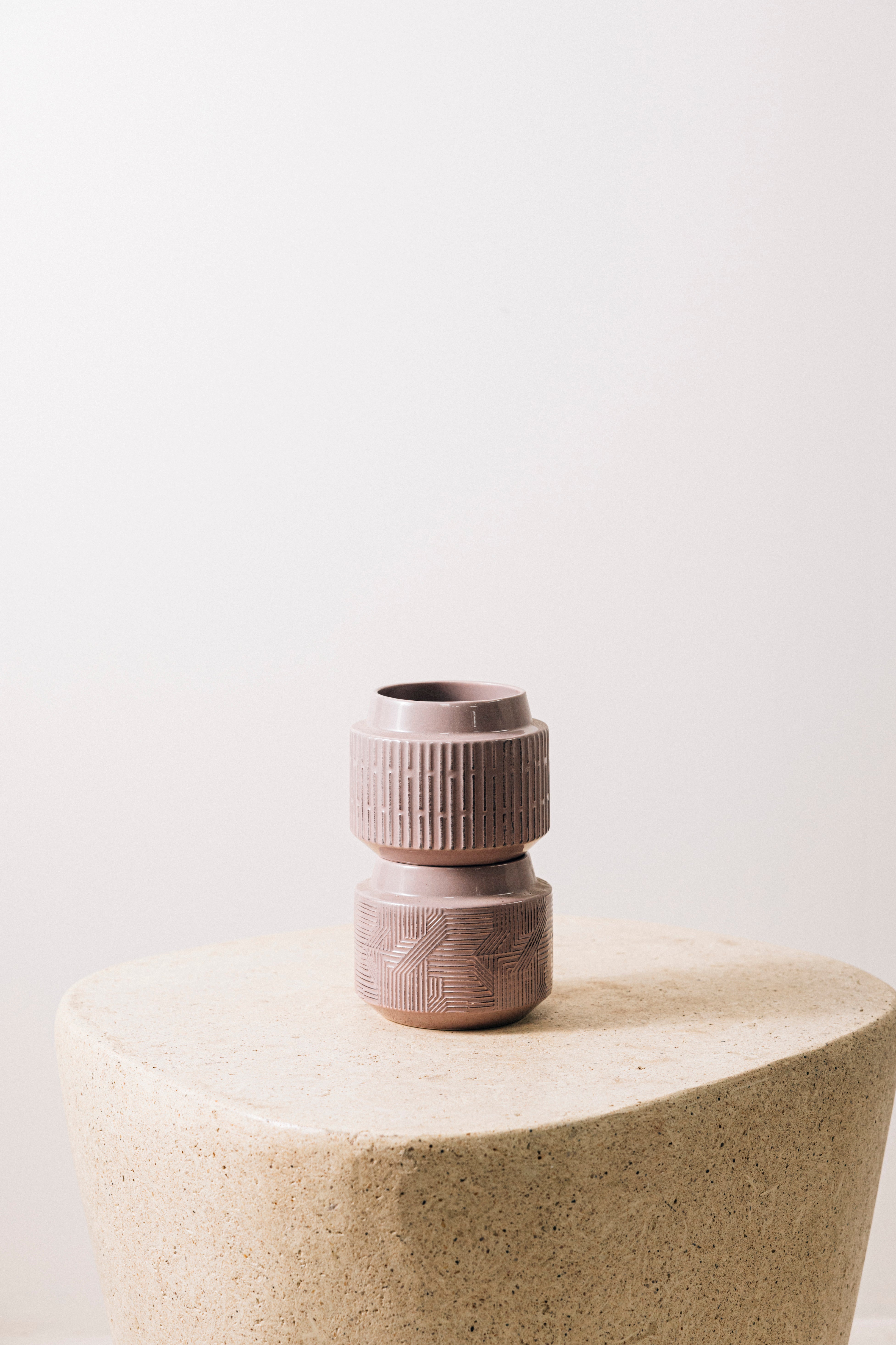 Jungleous-Lila Seramik Saksı-Saksı-3-Milagron.com