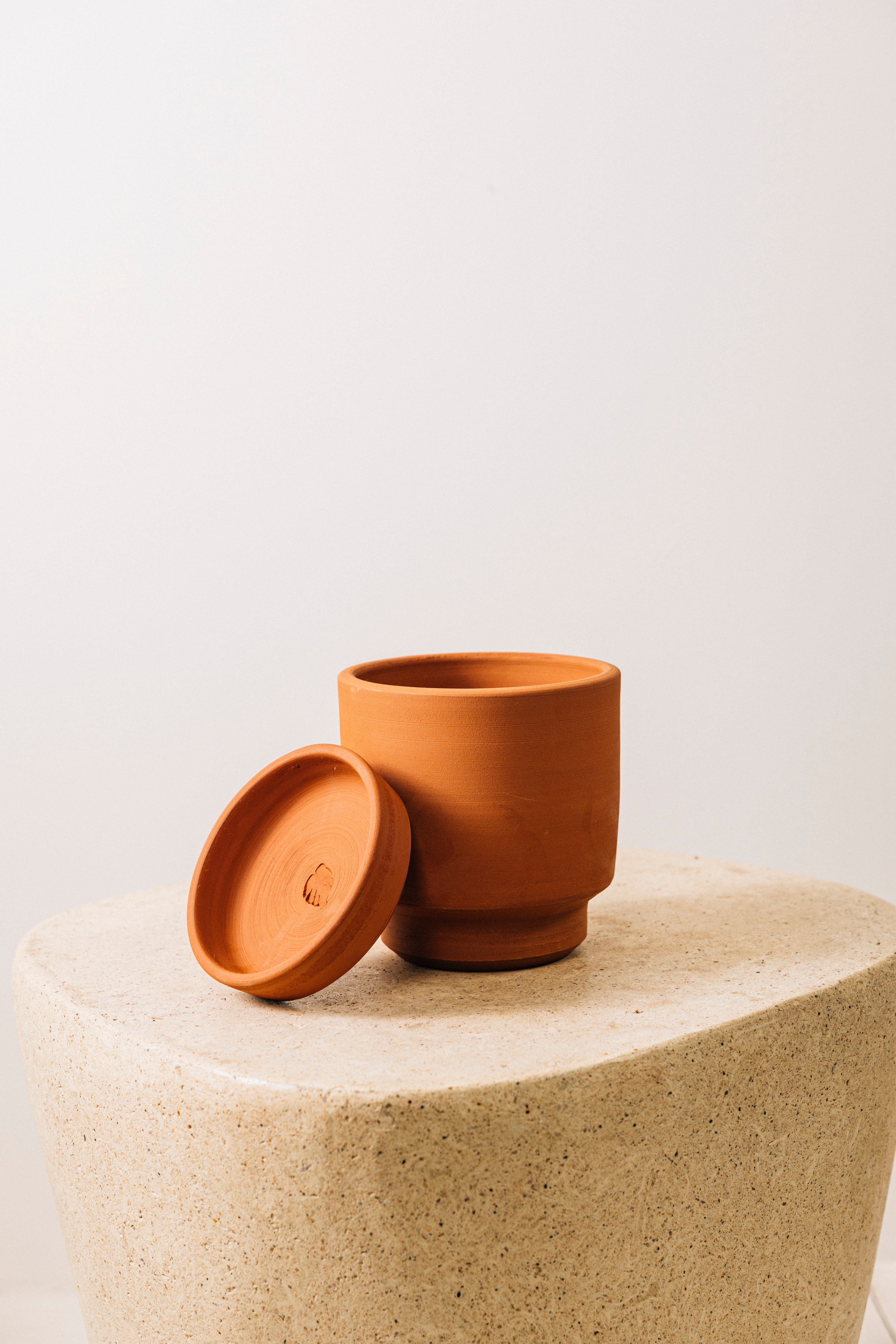 Jungleous-Otto Saksı 17 cm Clay-Saksı-2-Milagron.com