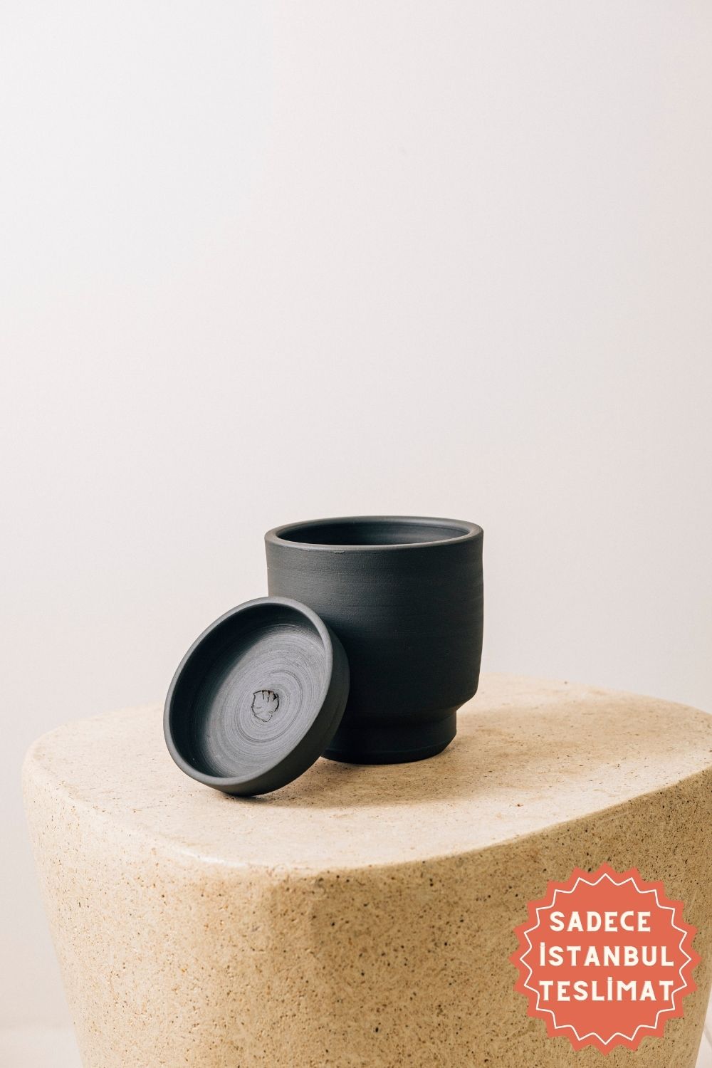 Jungleous-Otto Saksı 17 cm Coal-Saksı-1-Milagron.com