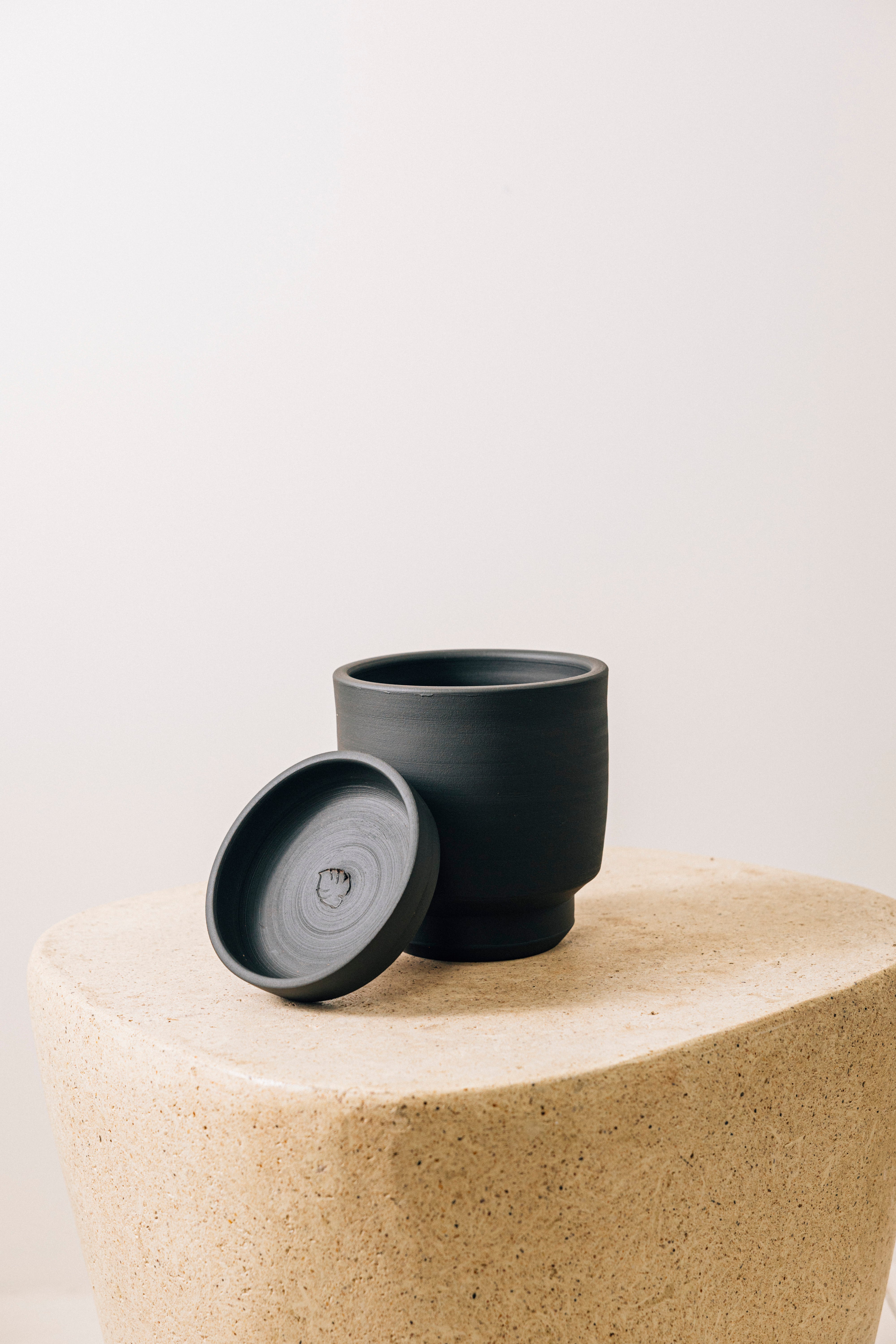 Jungleous-Otto Saksı 17 cm Coal-Saksı-2-Milagron.com