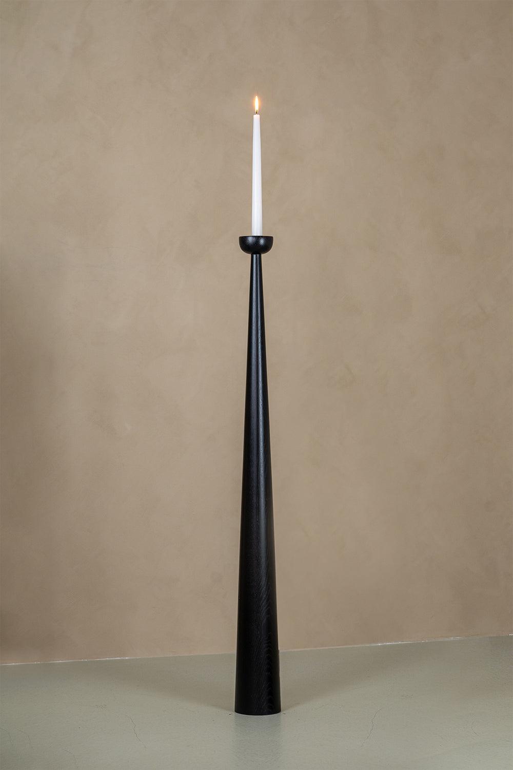 KAO Collection-Flute Uzun Mumluk Siyah-Mumluk & Şamdan-1-Milagron.com