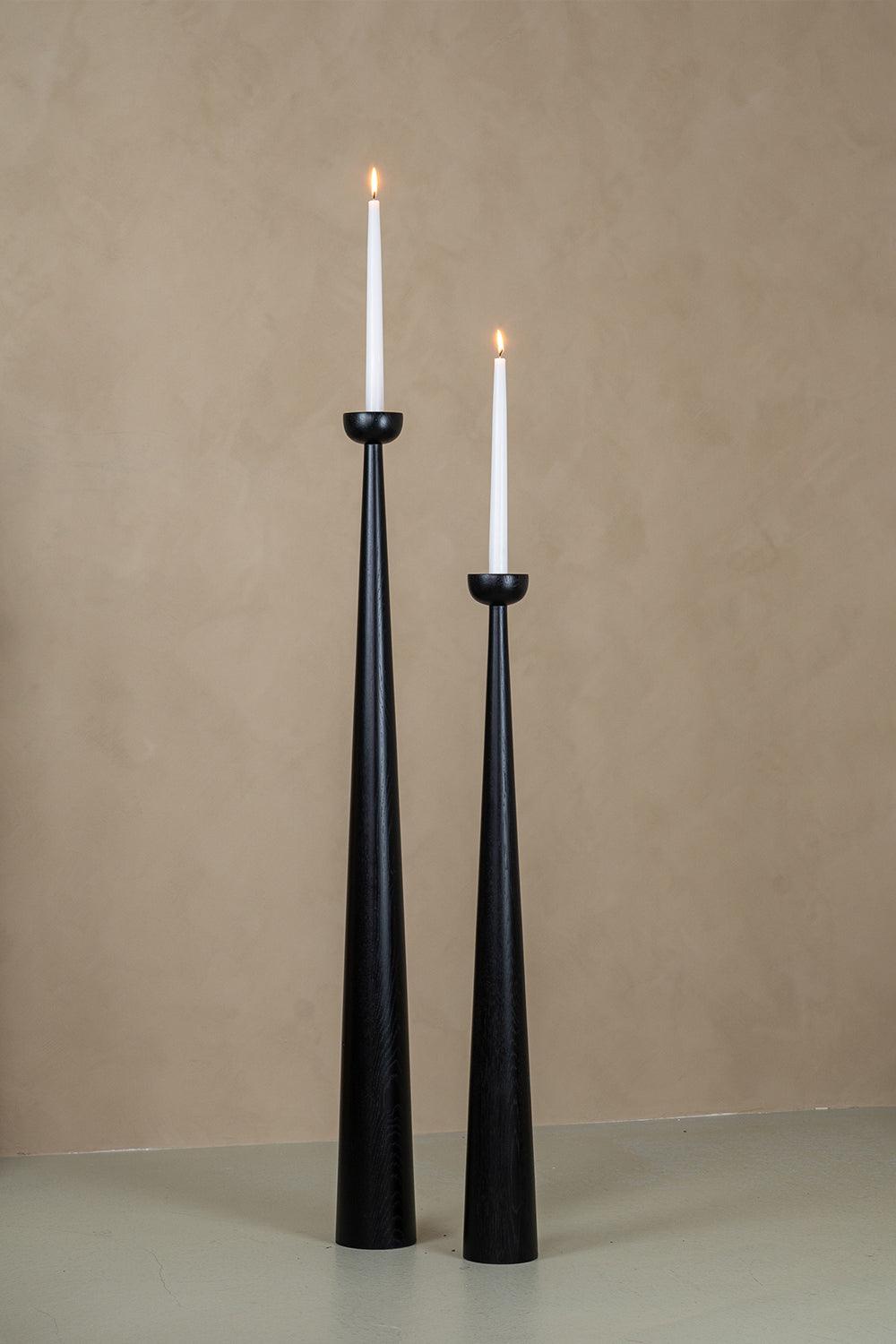 KAO Collection-Flute Uzun Mumluk Siyah-Mumluk & Şamdan-2-Milagron.com