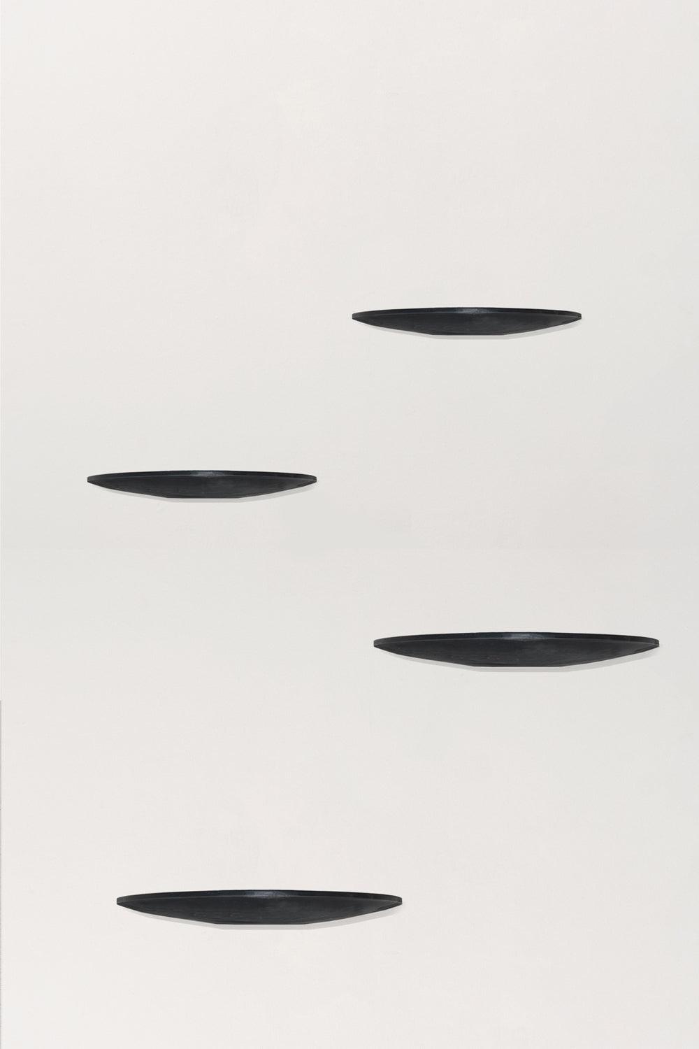 KAO Collection-Moon Raf Siyah-Duvar Rafı-2-Milagron.com