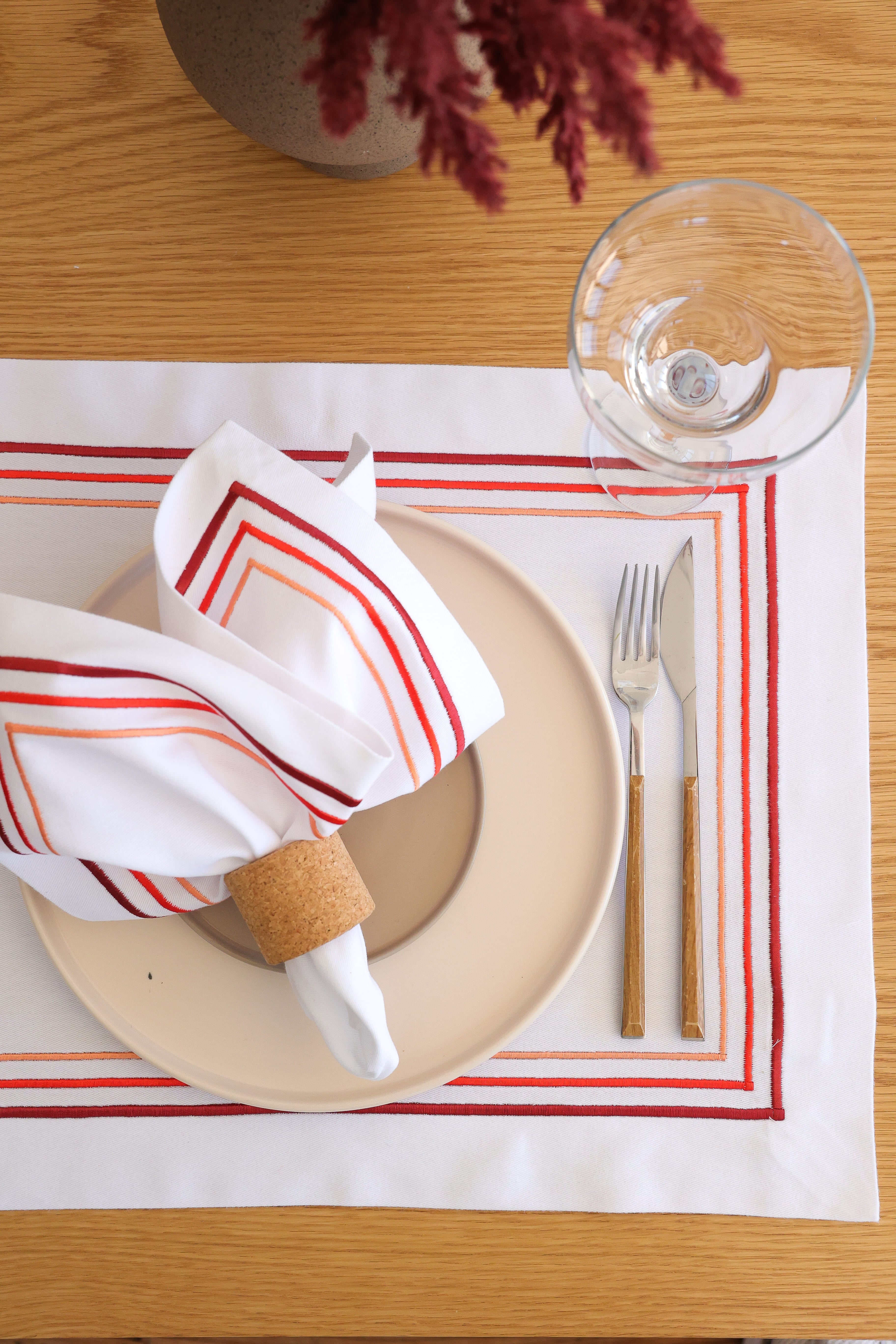 KM Home Collection-2'li Set Sunset Amerikan Servis-Sunum Aksesuarları-6-Milagron.com