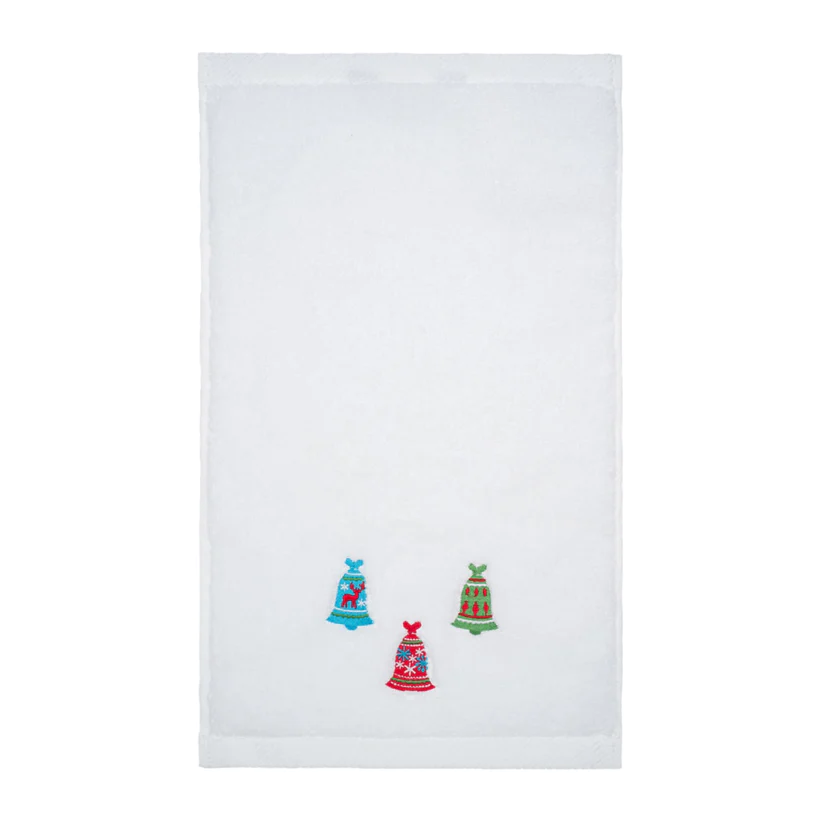 KM Home Collection-Çan İşlemeli Pamuk El Havlusu-Havlu & Peştamal-1-Milagron.com