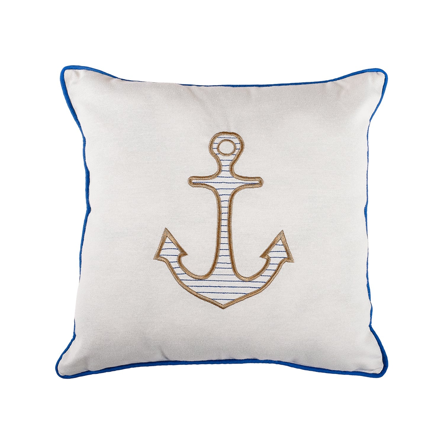 KM Home Collection-Çıpa İşlemeli Kırlent Kılıfı-Yastık Kılıfı-1-Milagron.com