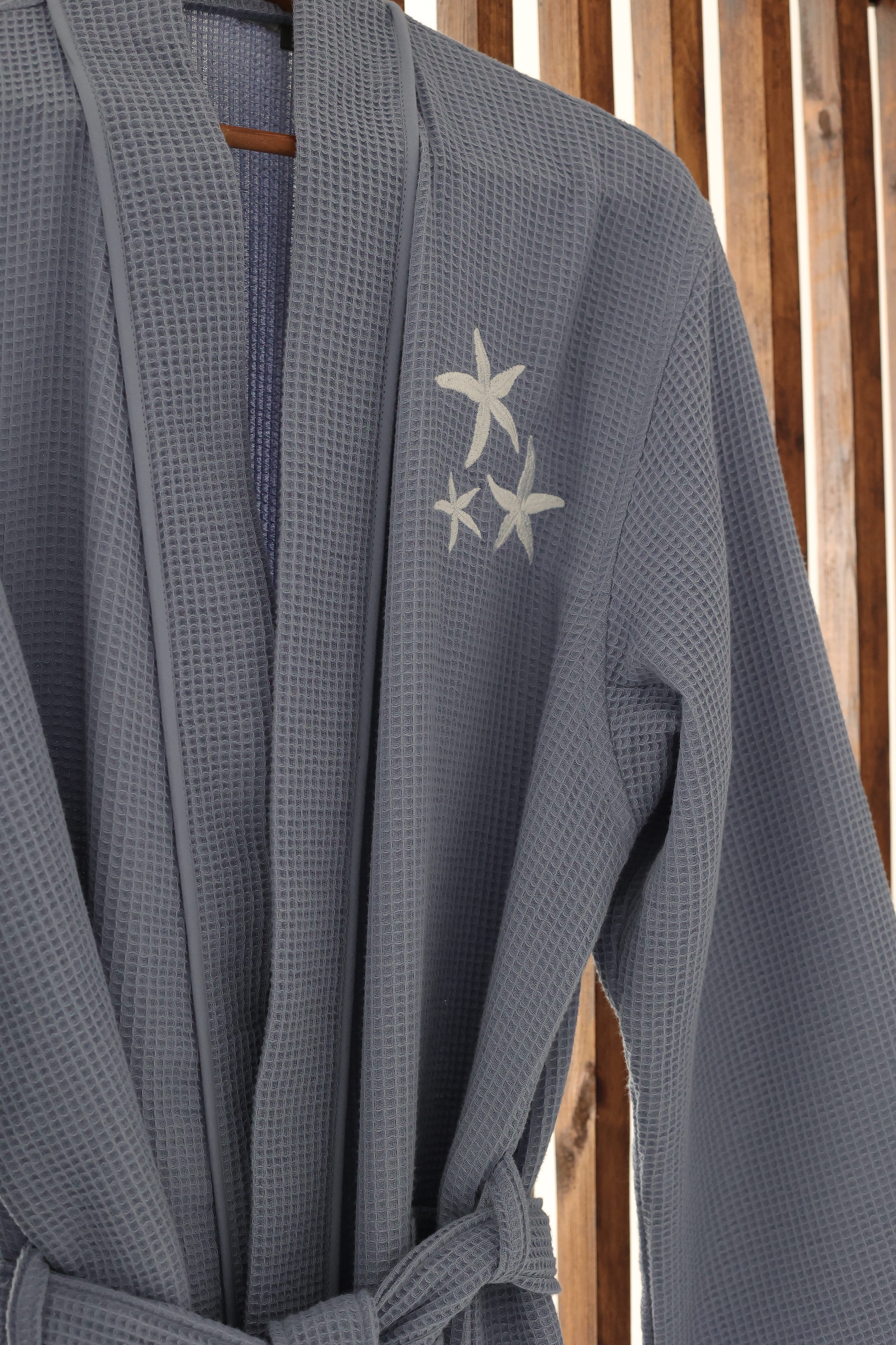 KM Home Collection-Deniz Yıldızı Waffle Bornoz-Bornoz-6-Milagron.com