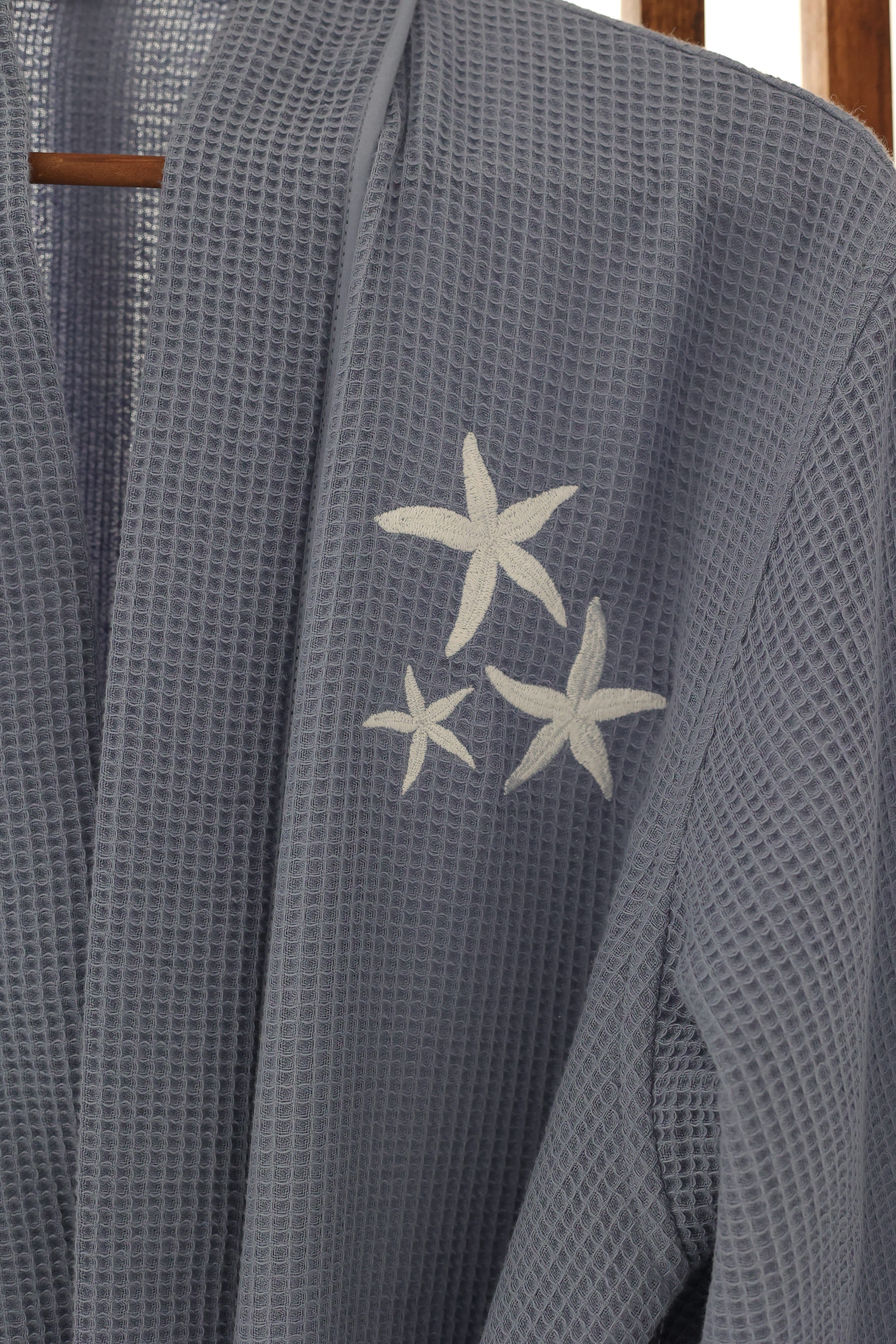 KM Home Collection-Deniz Yıldızı Waffle Bornoz-Bornoz-8-Milagron.com